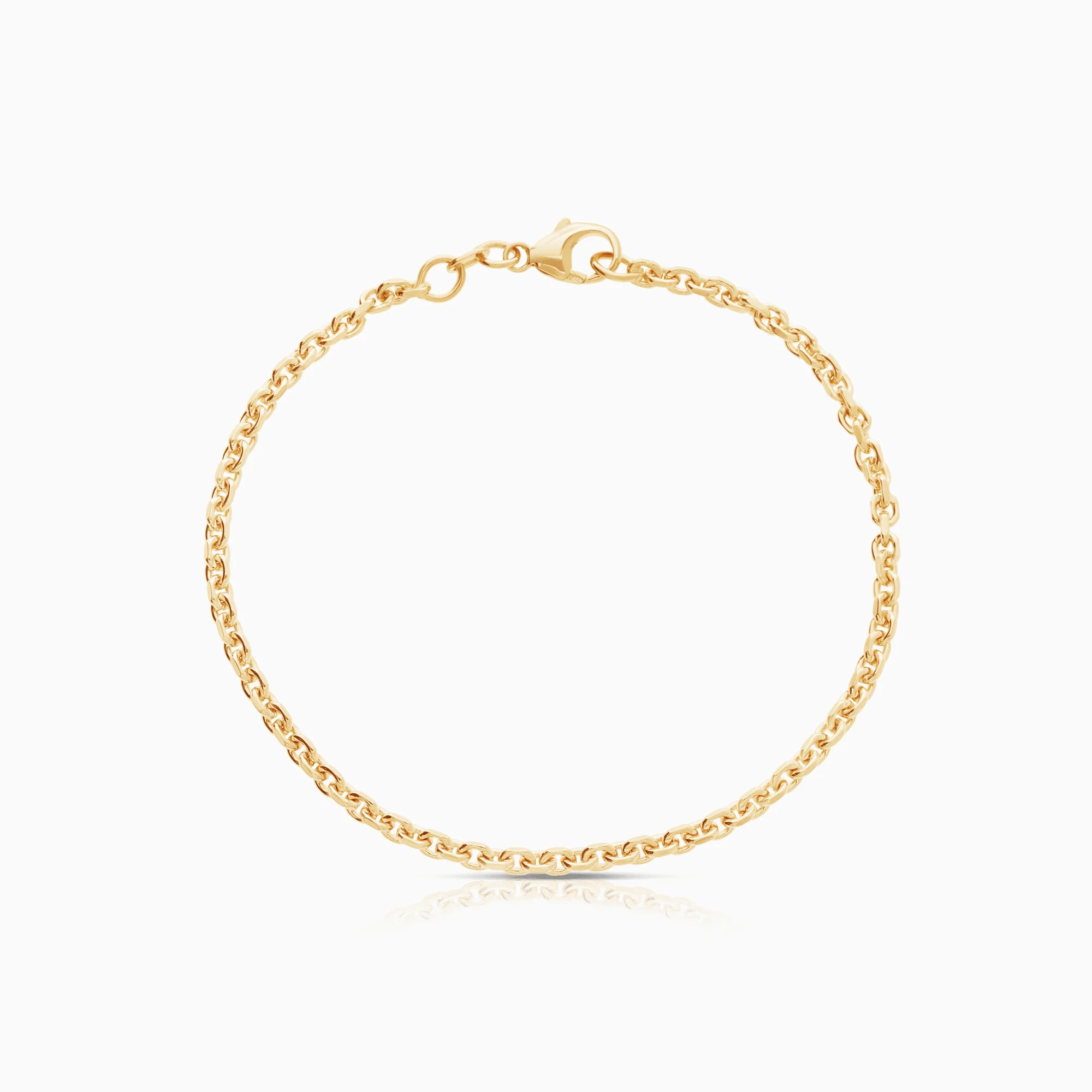 Cable bracelet 6.60g 18K gold