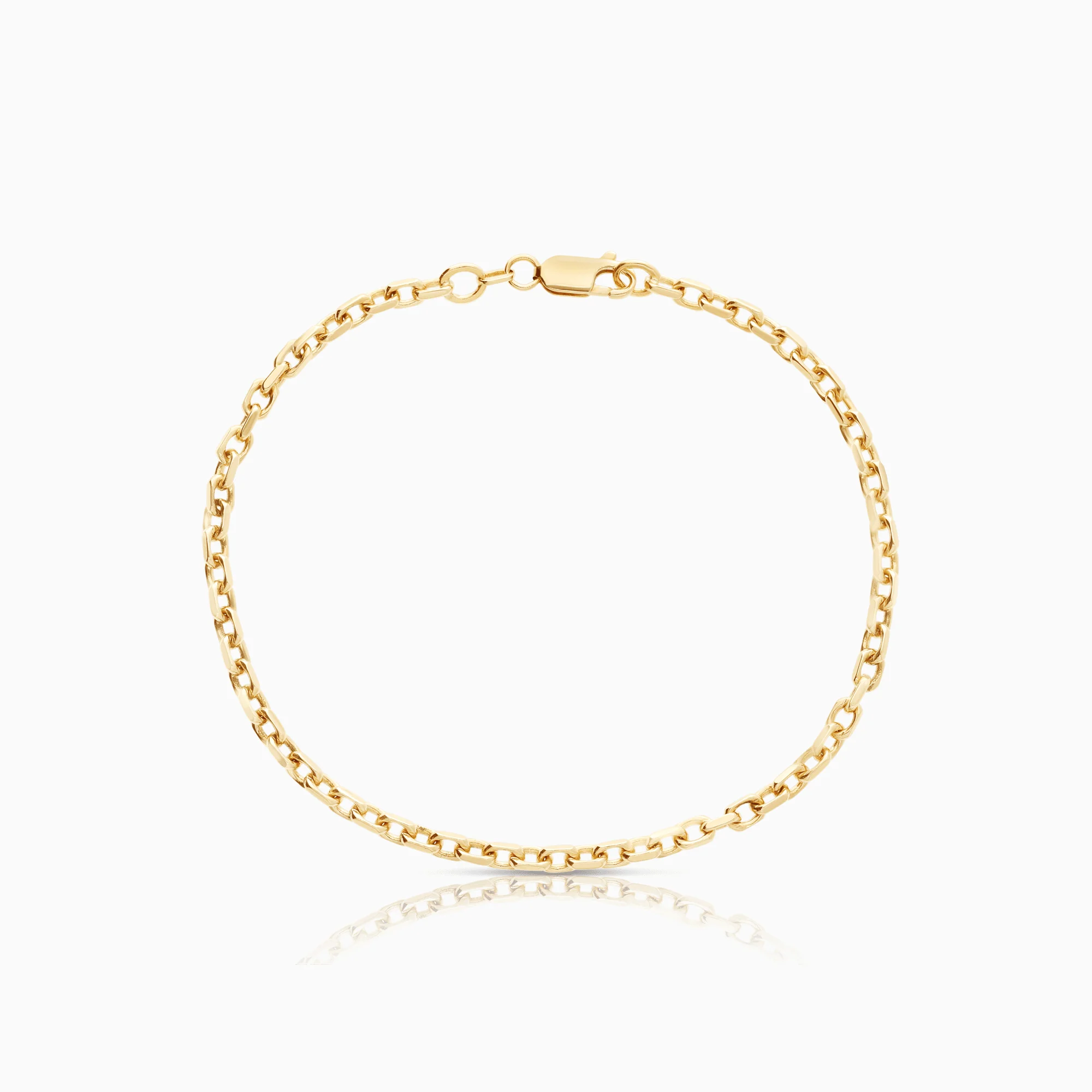 Cable bracelet 9.86g 18K gold