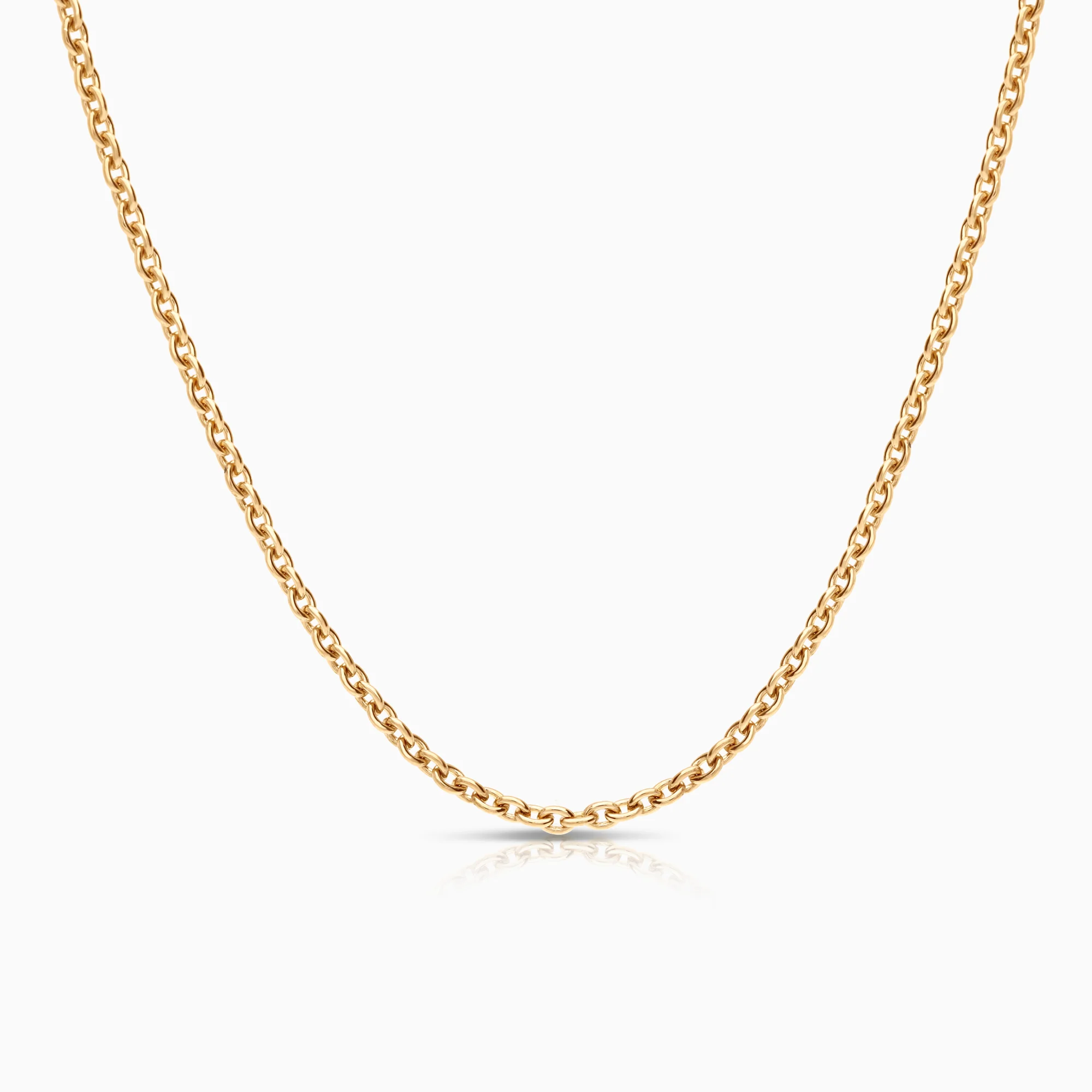 Cable necklace 11.81g 18K gold