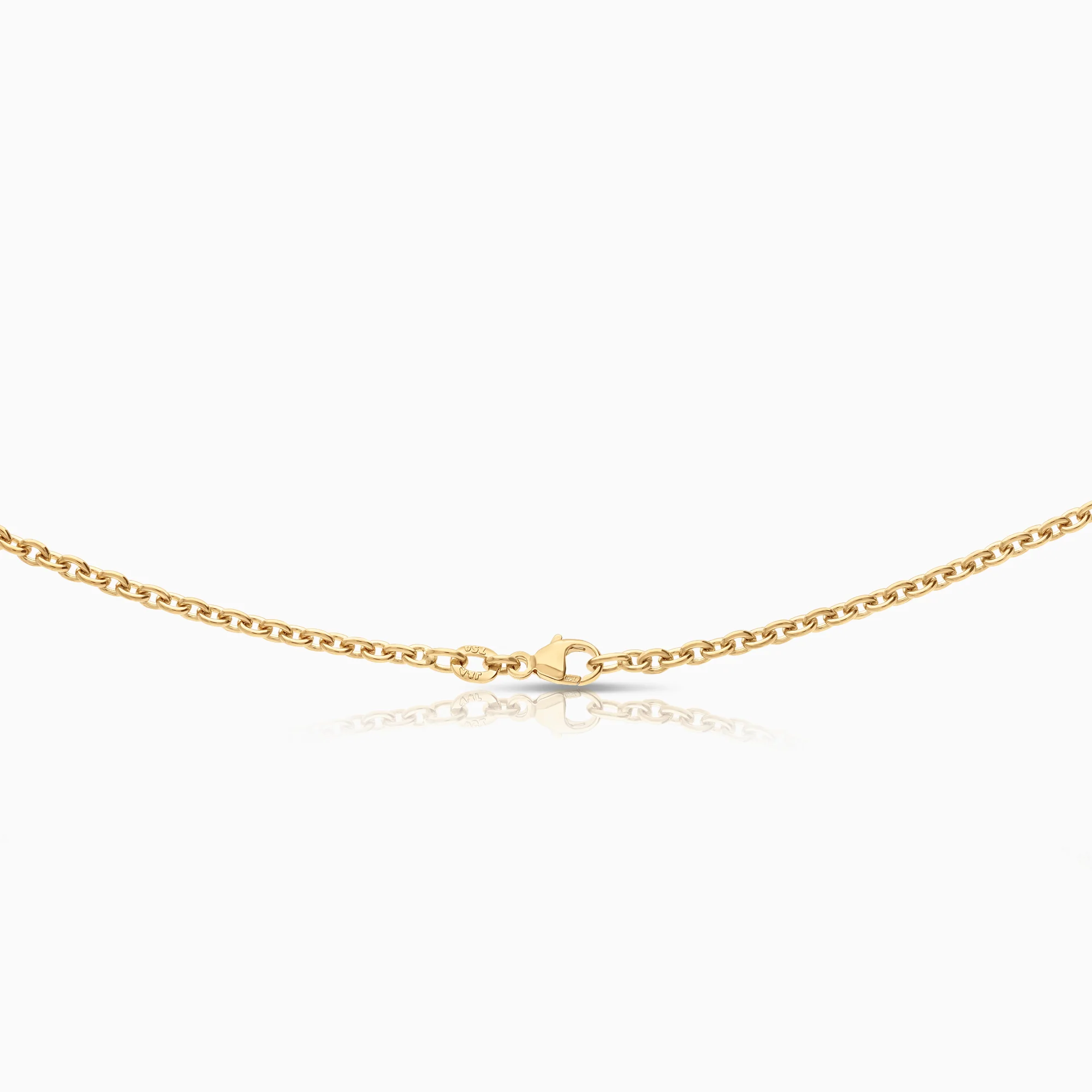 Cable necklace 11.81g 18K gold - Image 2