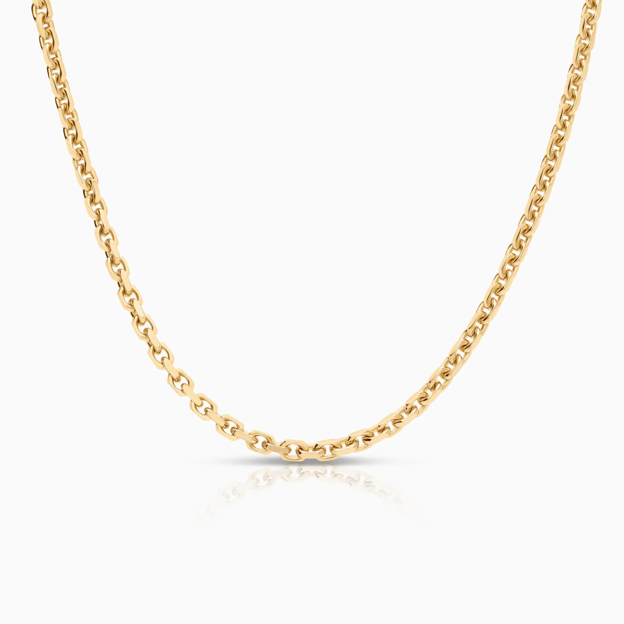 Cable necklace 27.65g 18K gold