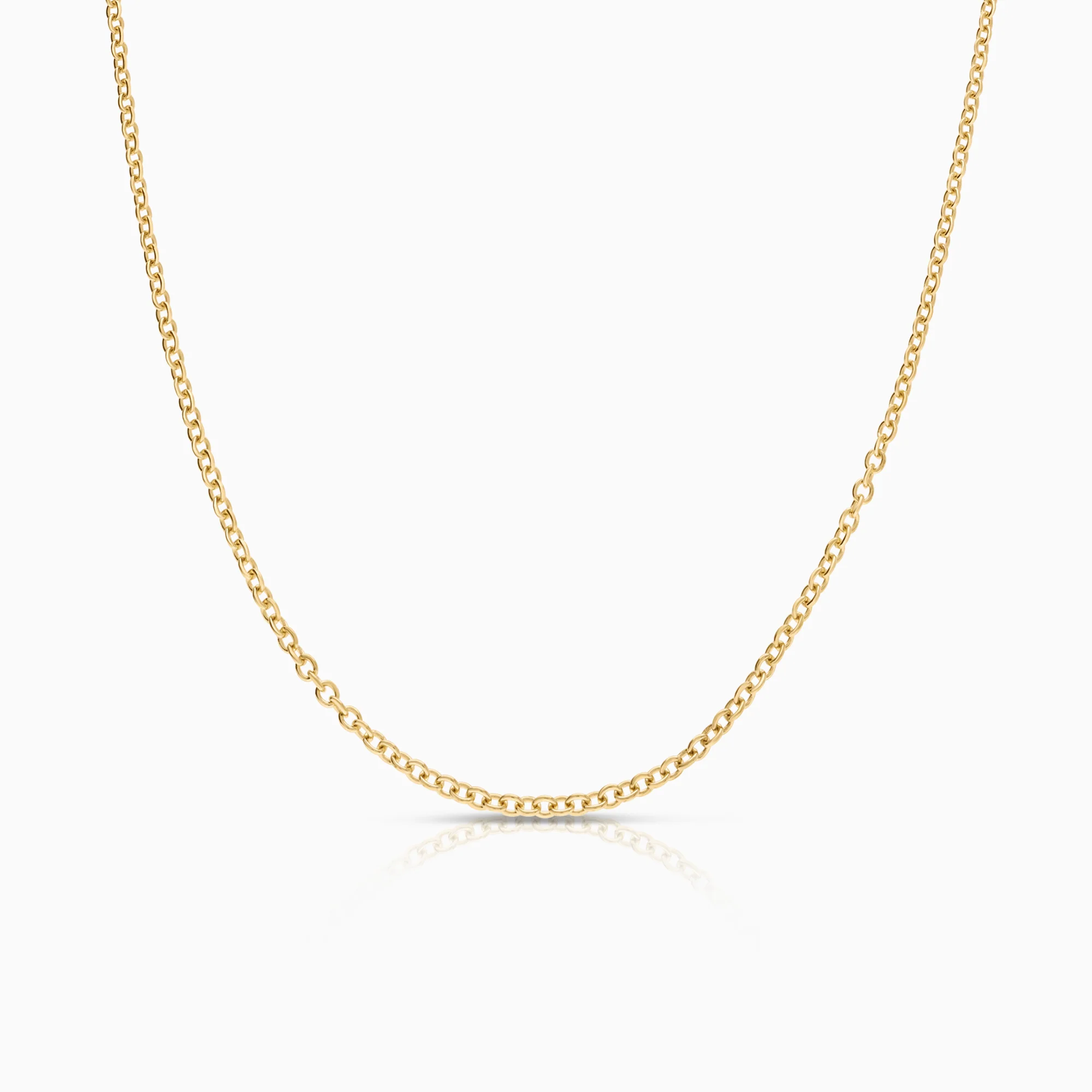 Cable necklace 5.54g 18K gold