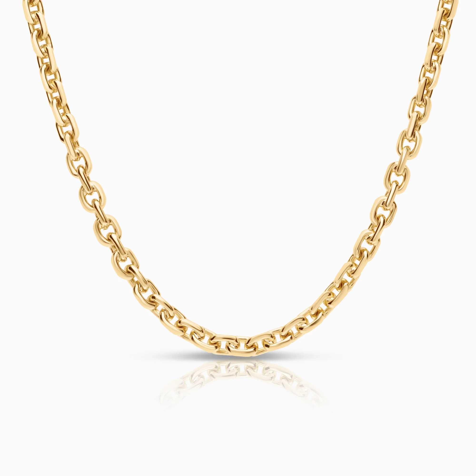 Cable necklace 52.14g 18K gold