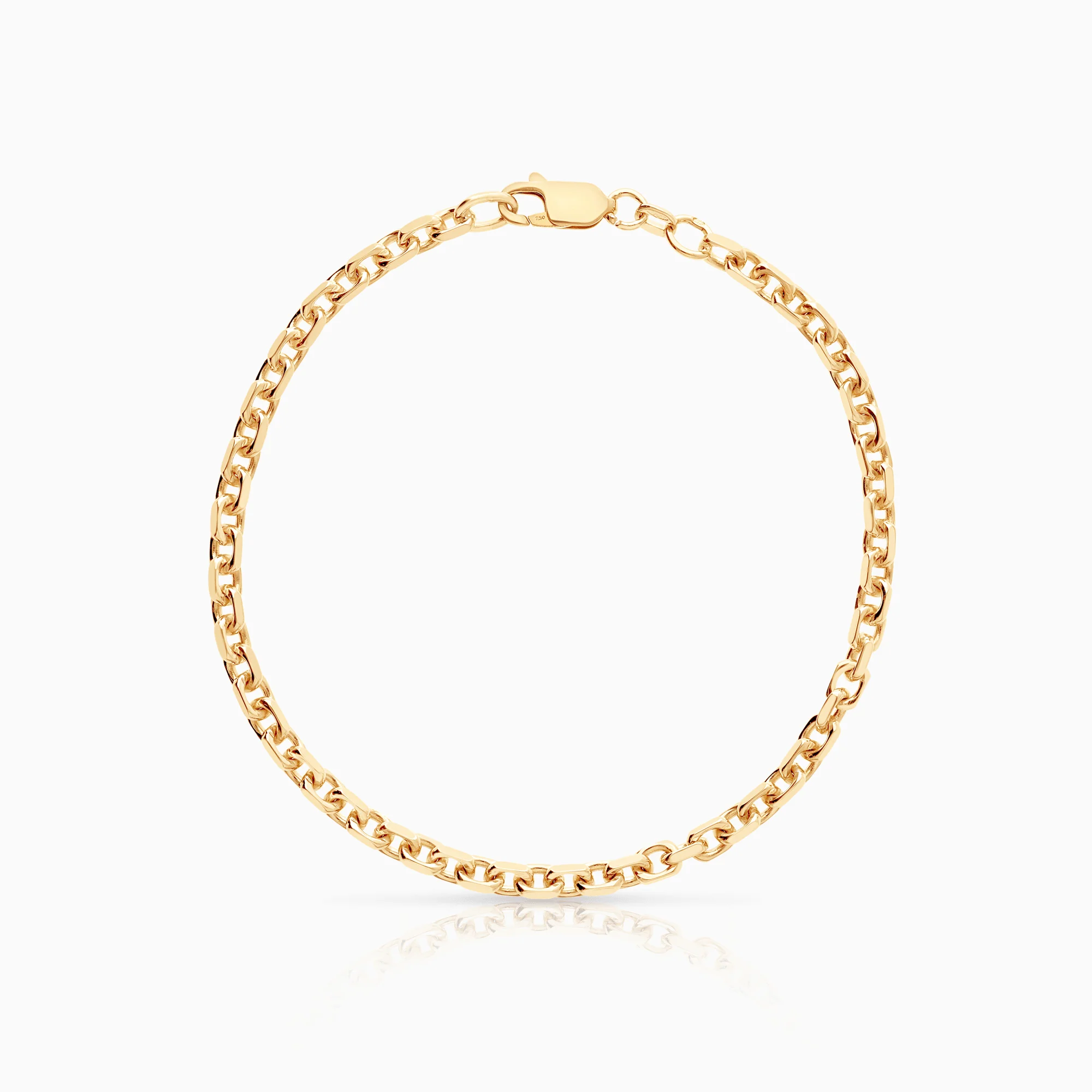 Cable bracelet 10.90g 18K gold