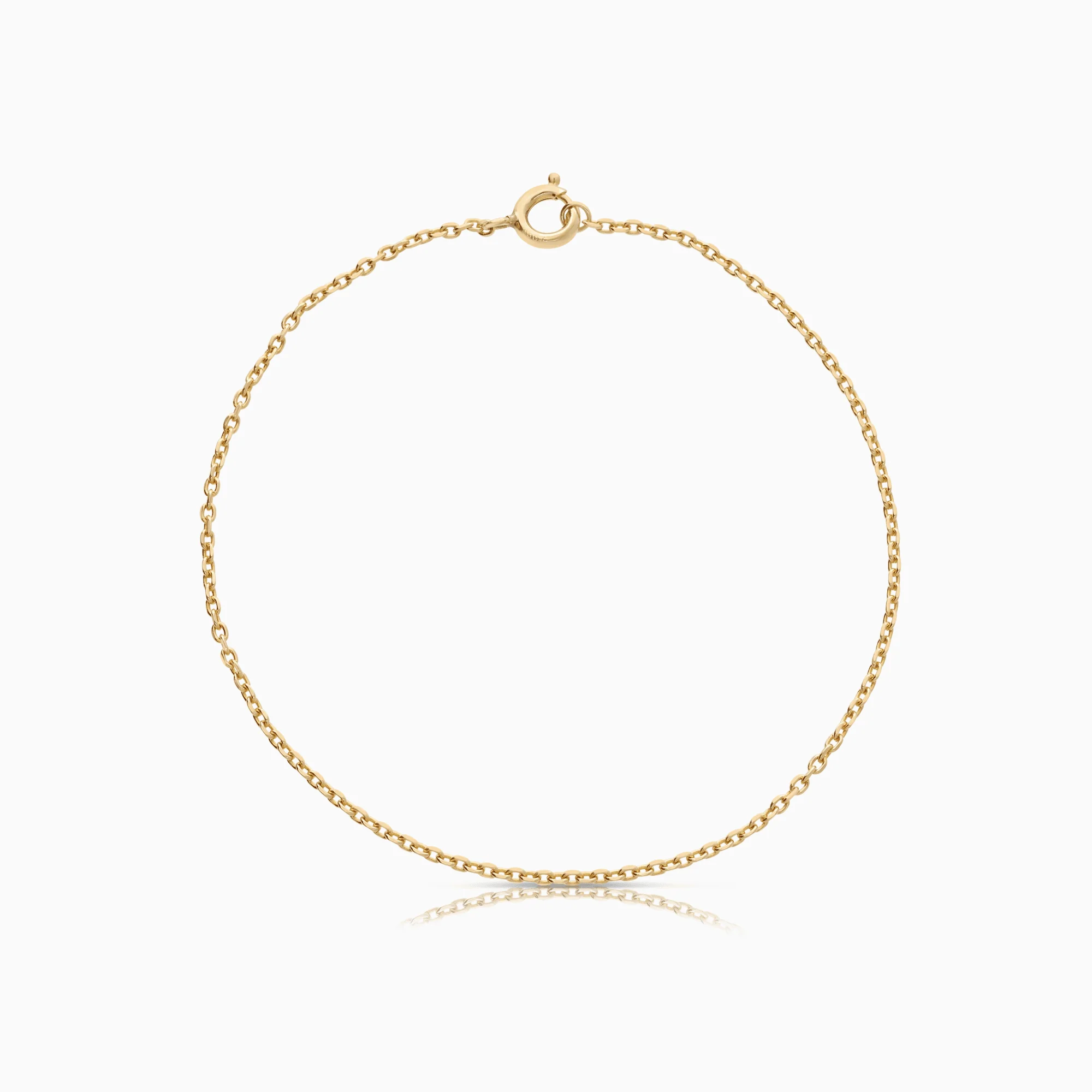 Cable bracelet 1.27g 18K gold