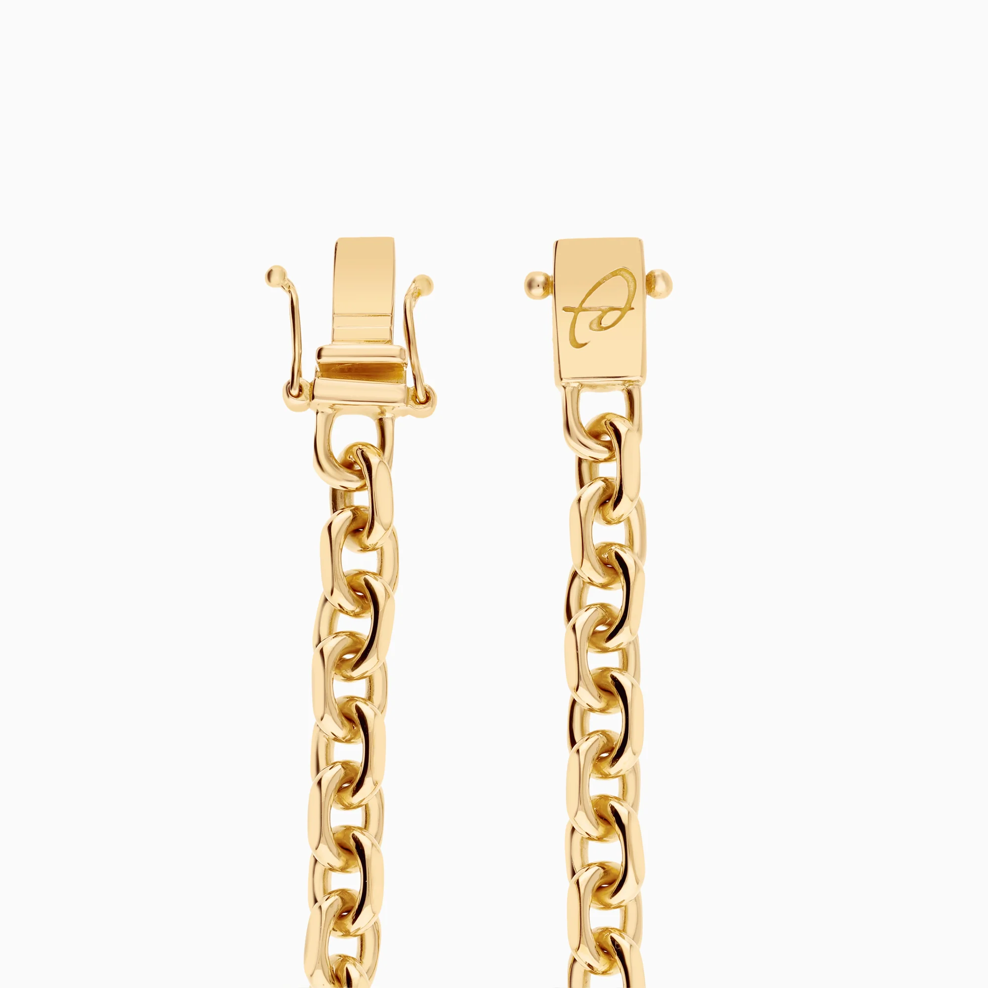 Cable bracelet 21.29g 18K gold - Image 2