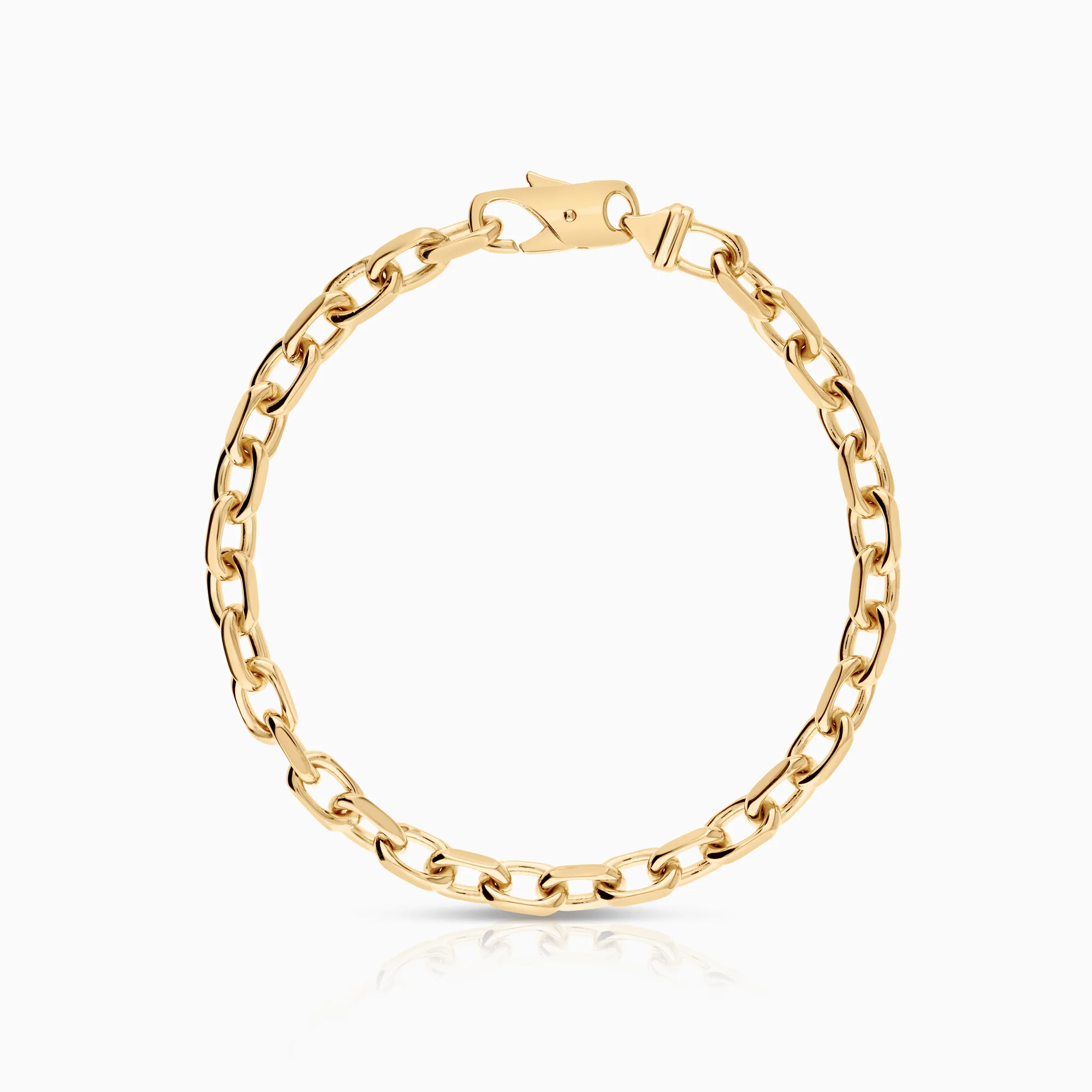 Cable bracelet 26.75g 18K gold