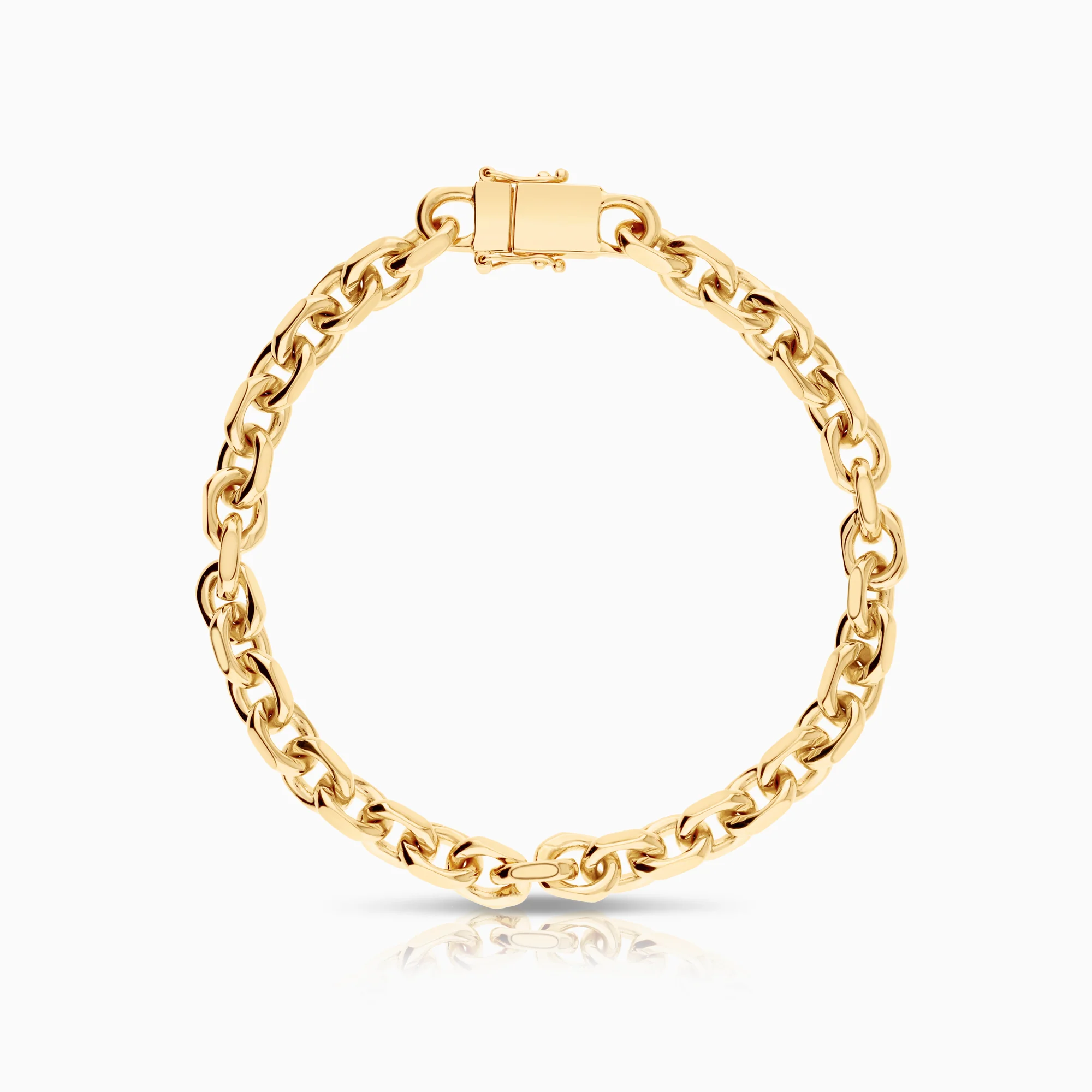 Cable bracelet 37.81g 18K gold