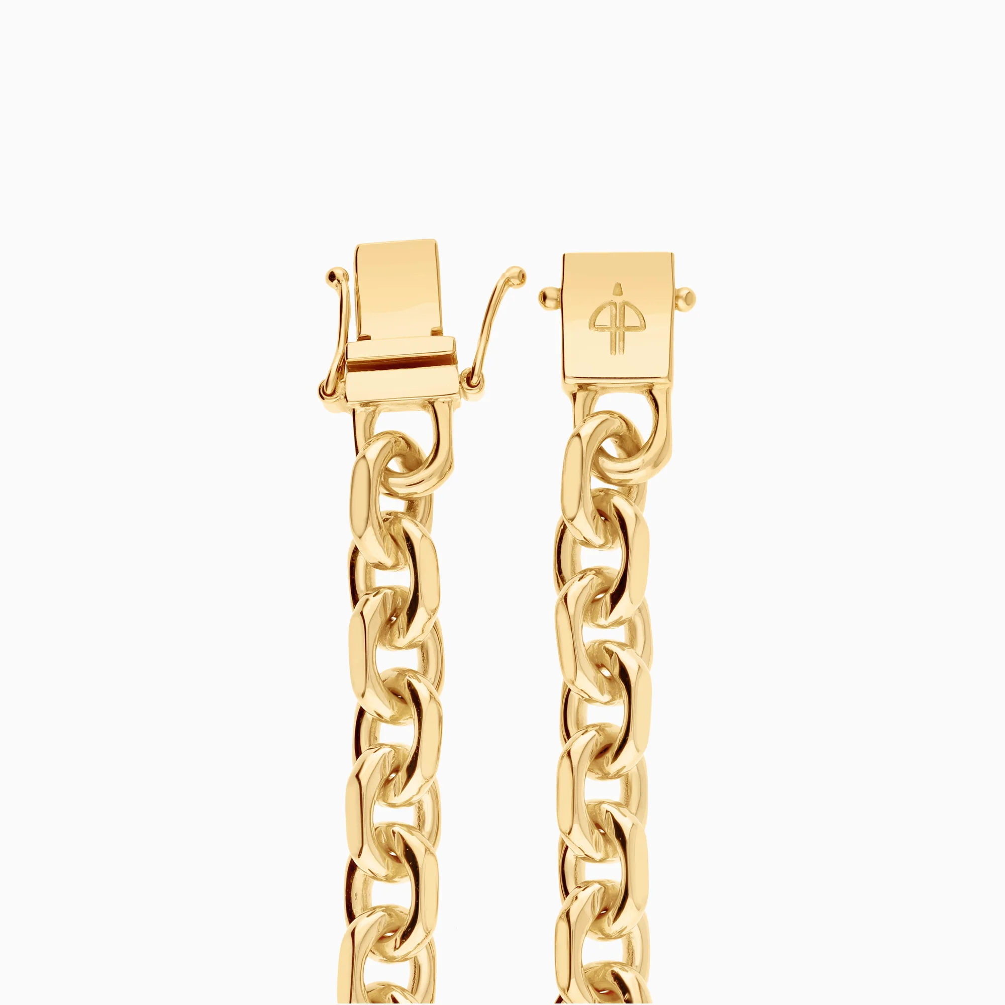 Cable bracelet 37.81g 18K gold - Image 3