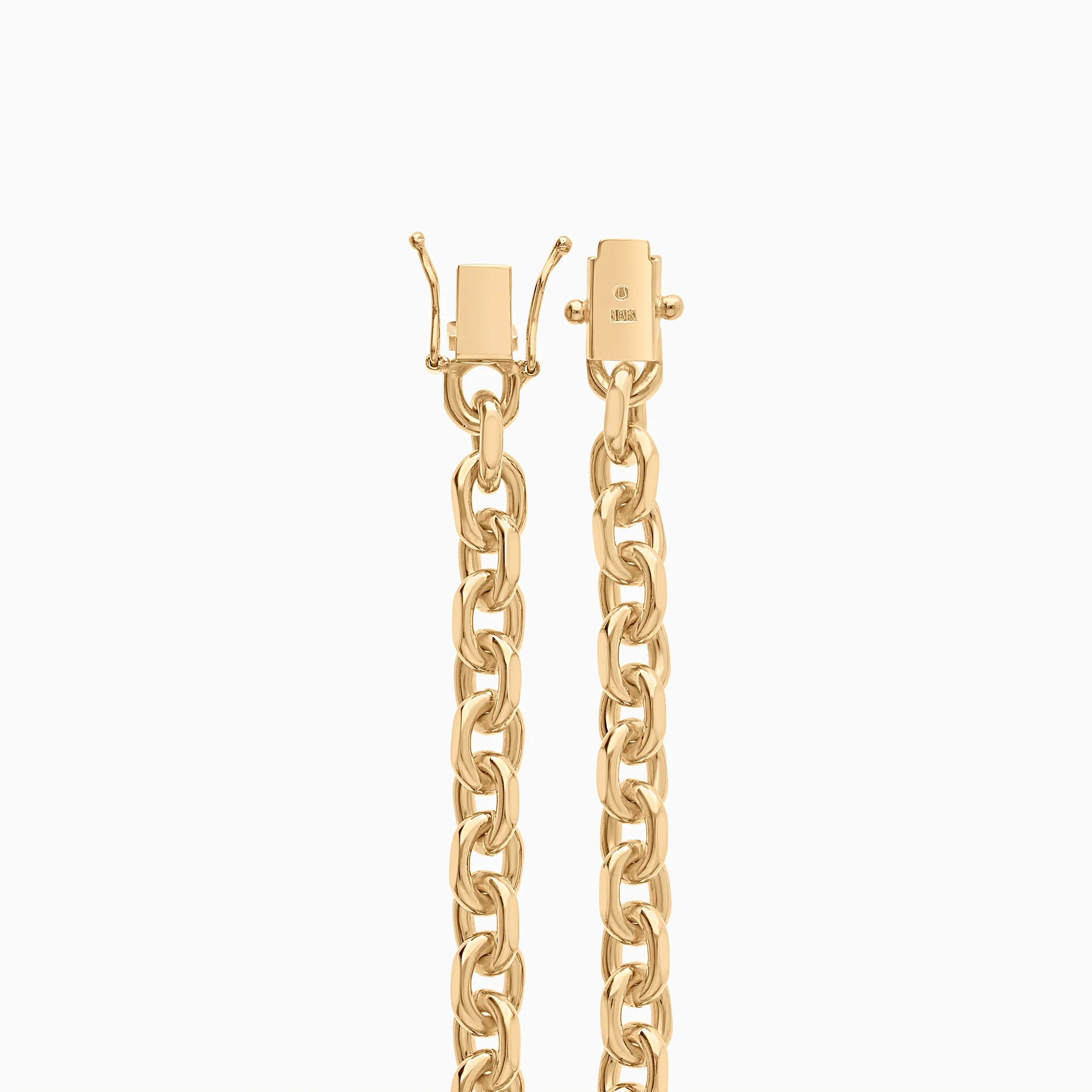 Cable bracelet 38.68g 18K gold - Image 2