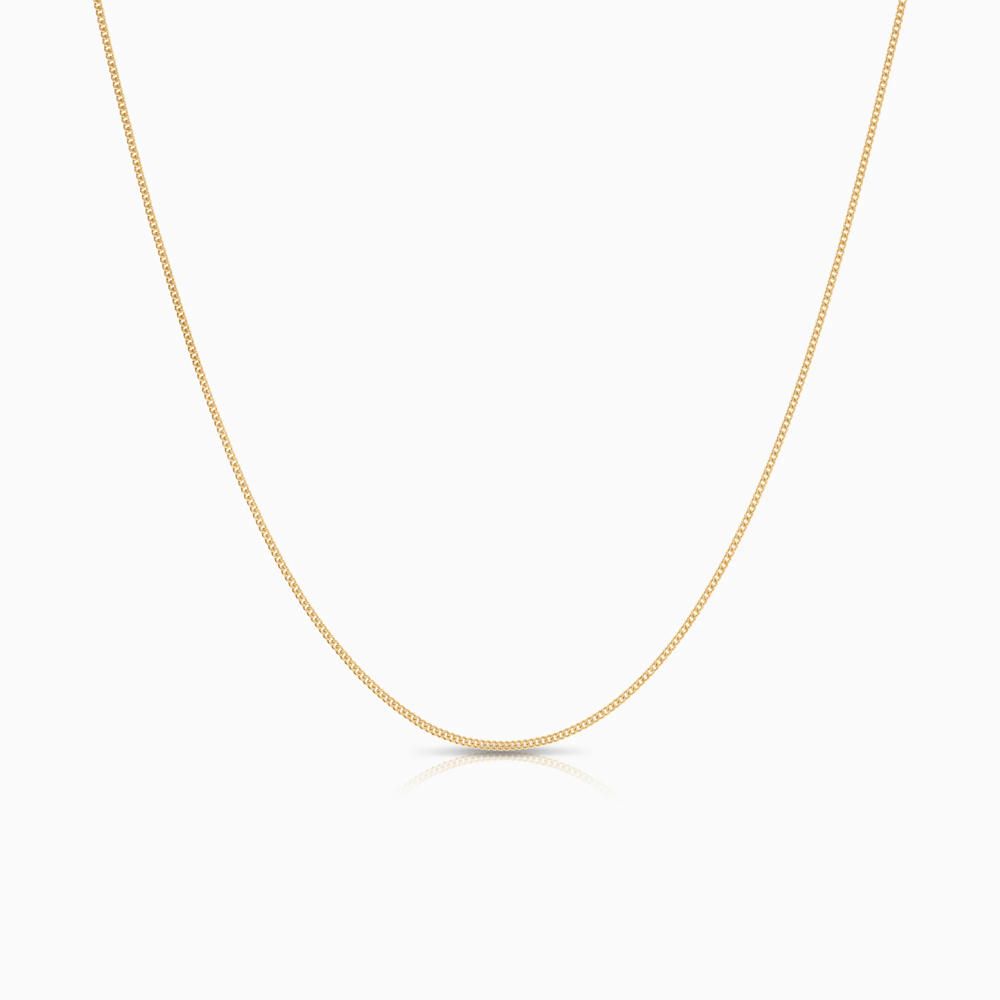Cable necklace 1.57g 18K gold