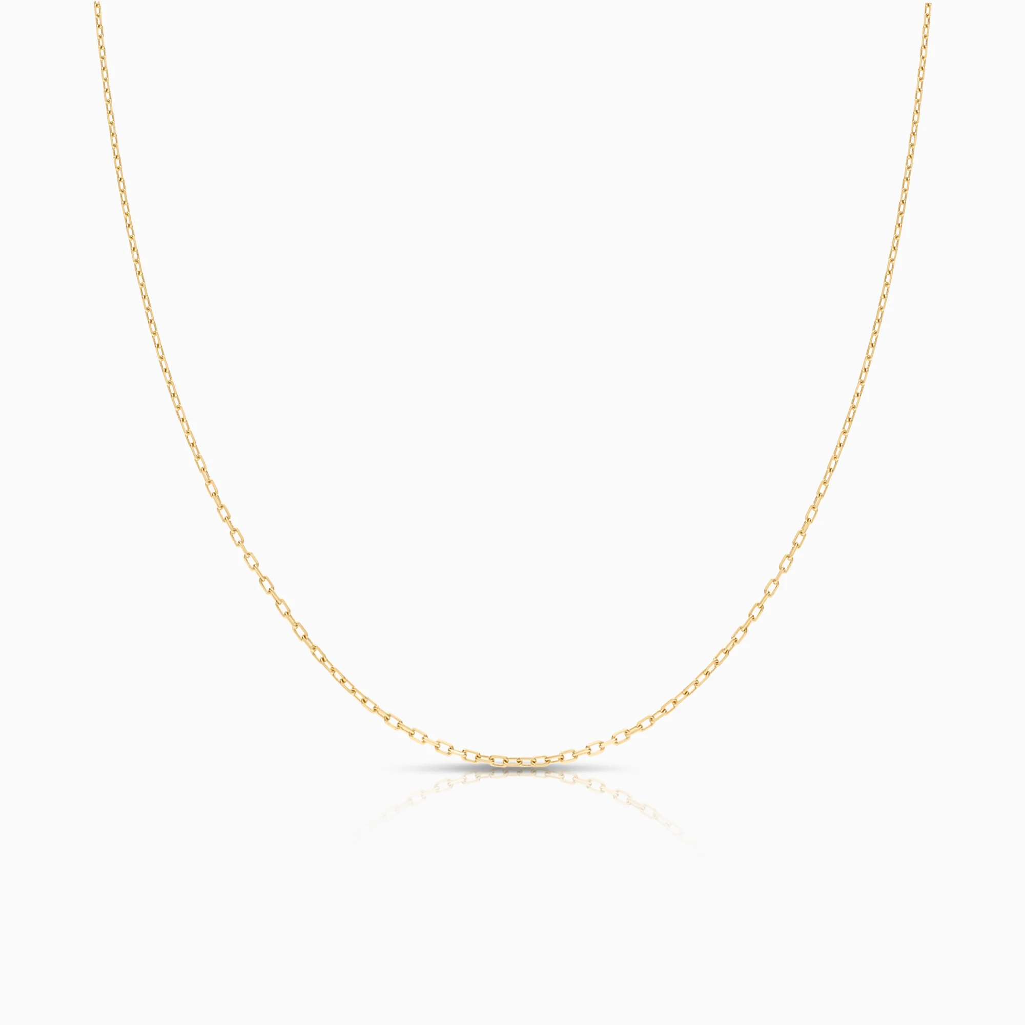 Cable necklace 1.71g 18K gold