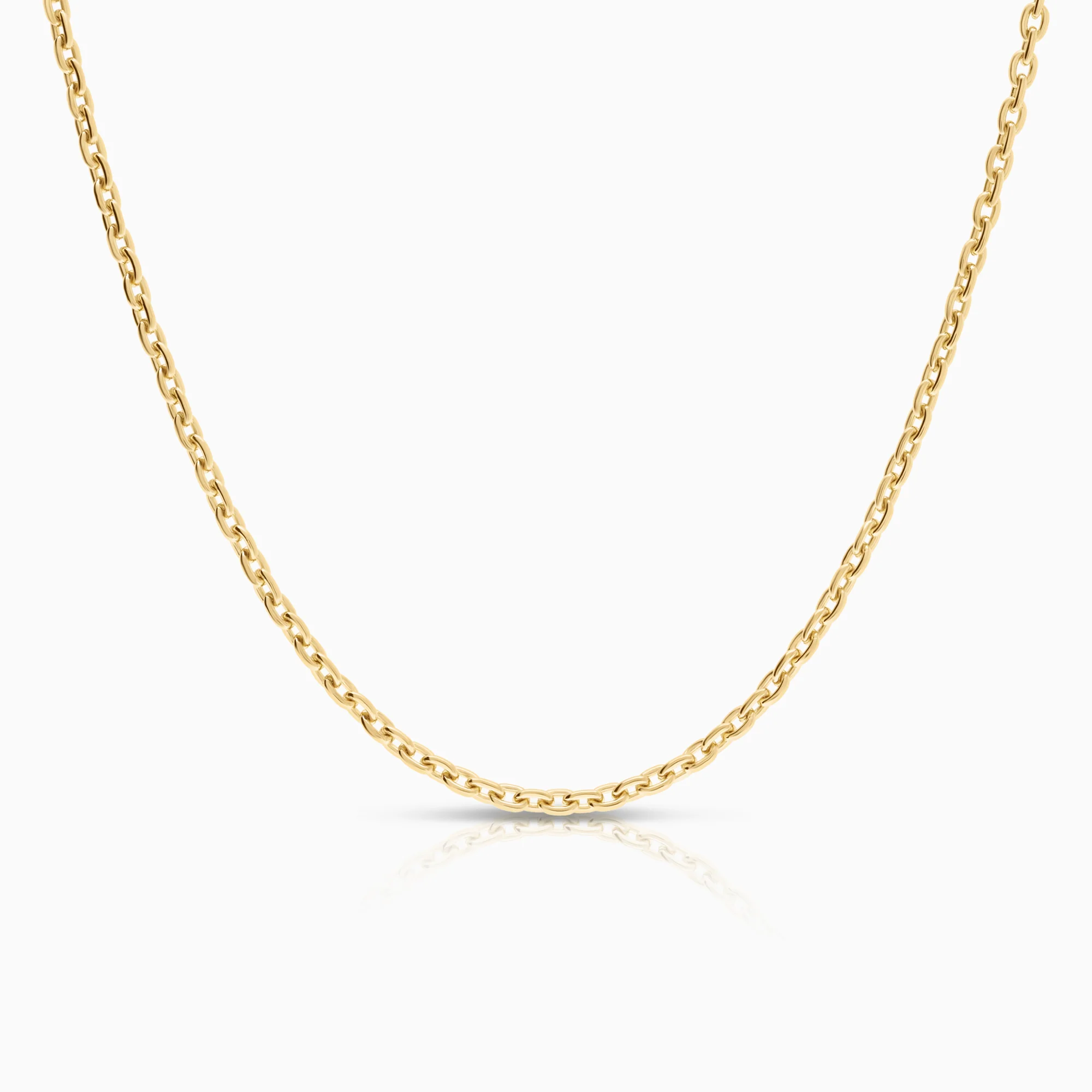 Cable necklace 12.11g 18K gold