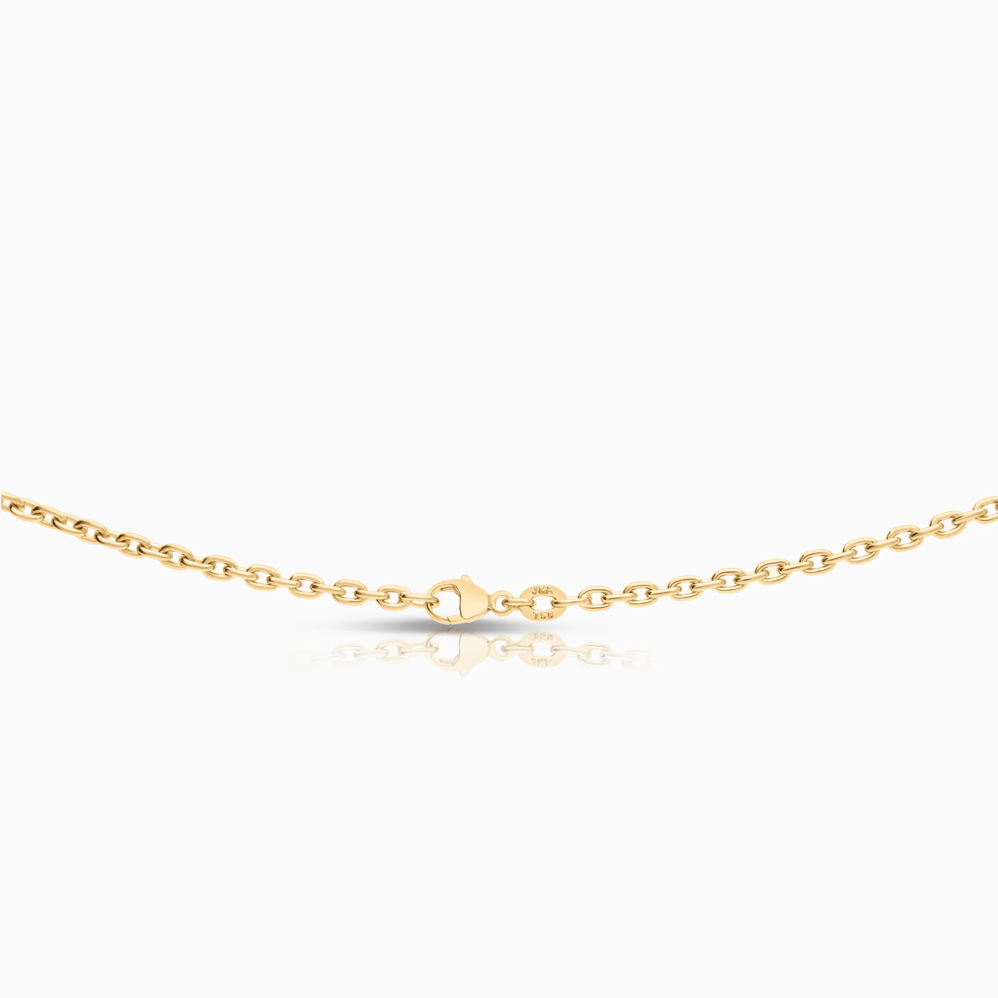 Cable necklace 12.11g 18K gold - Image 2
