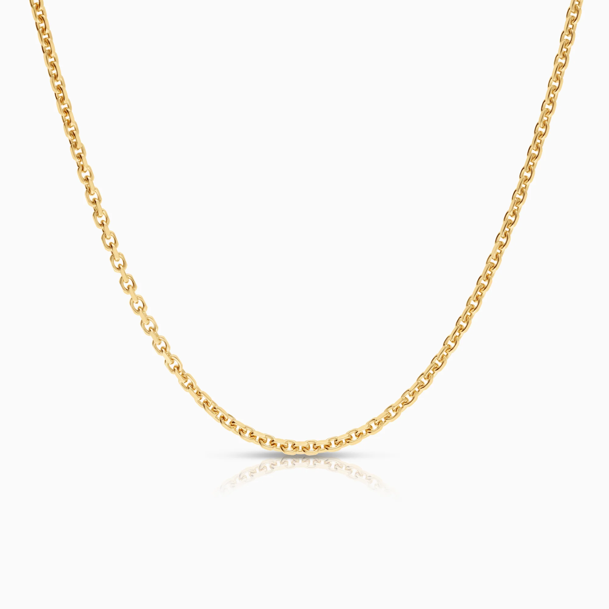 Cable necklace 13.45g 18K gold