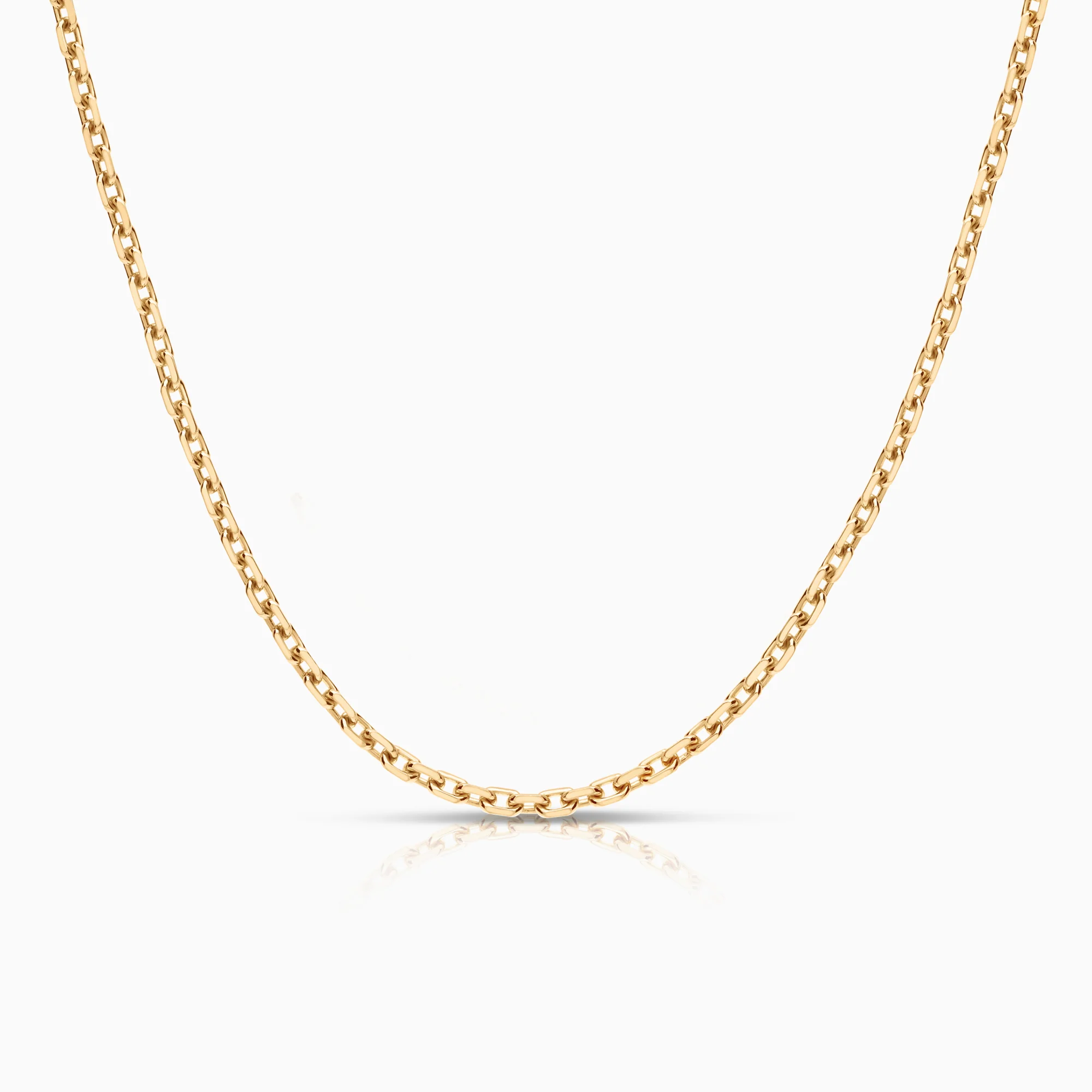Cable necklace 16.96g 18K gold