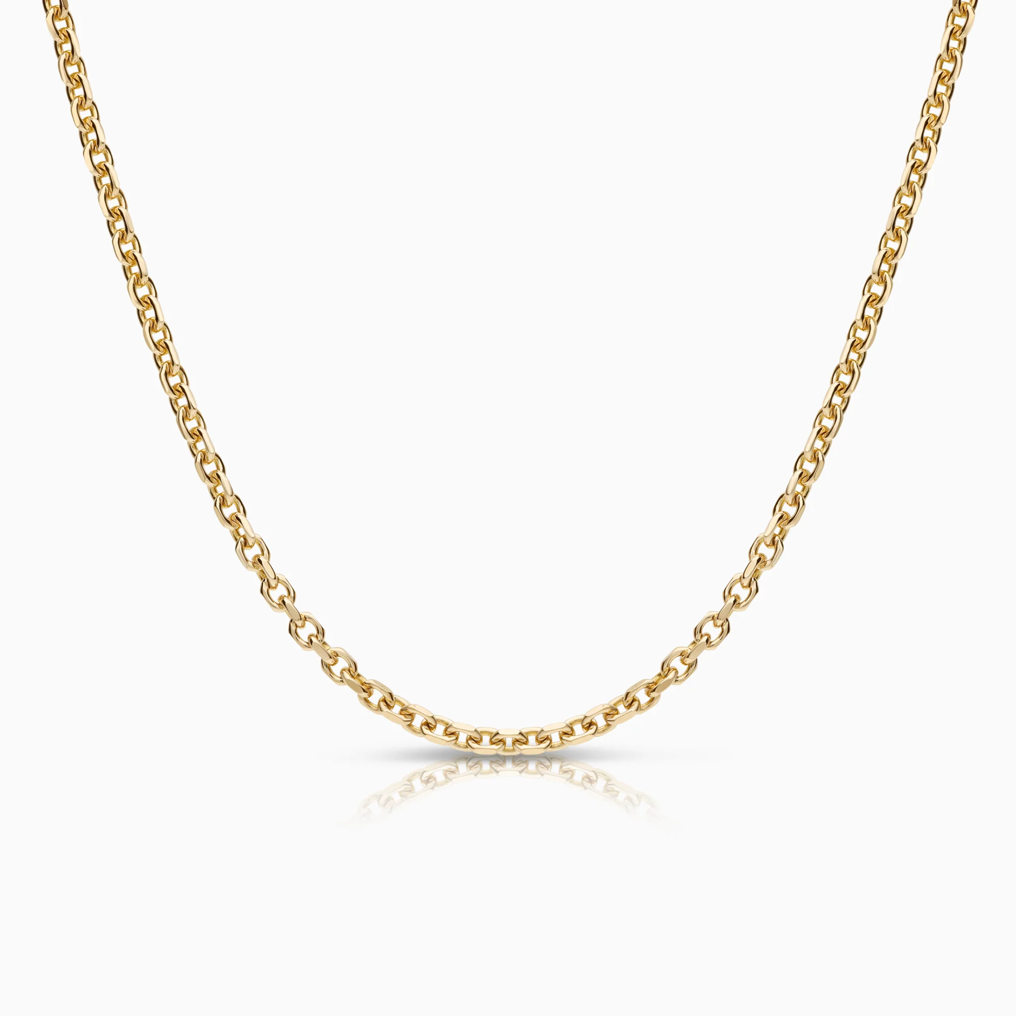Cable necklace 18.39g 18K gold