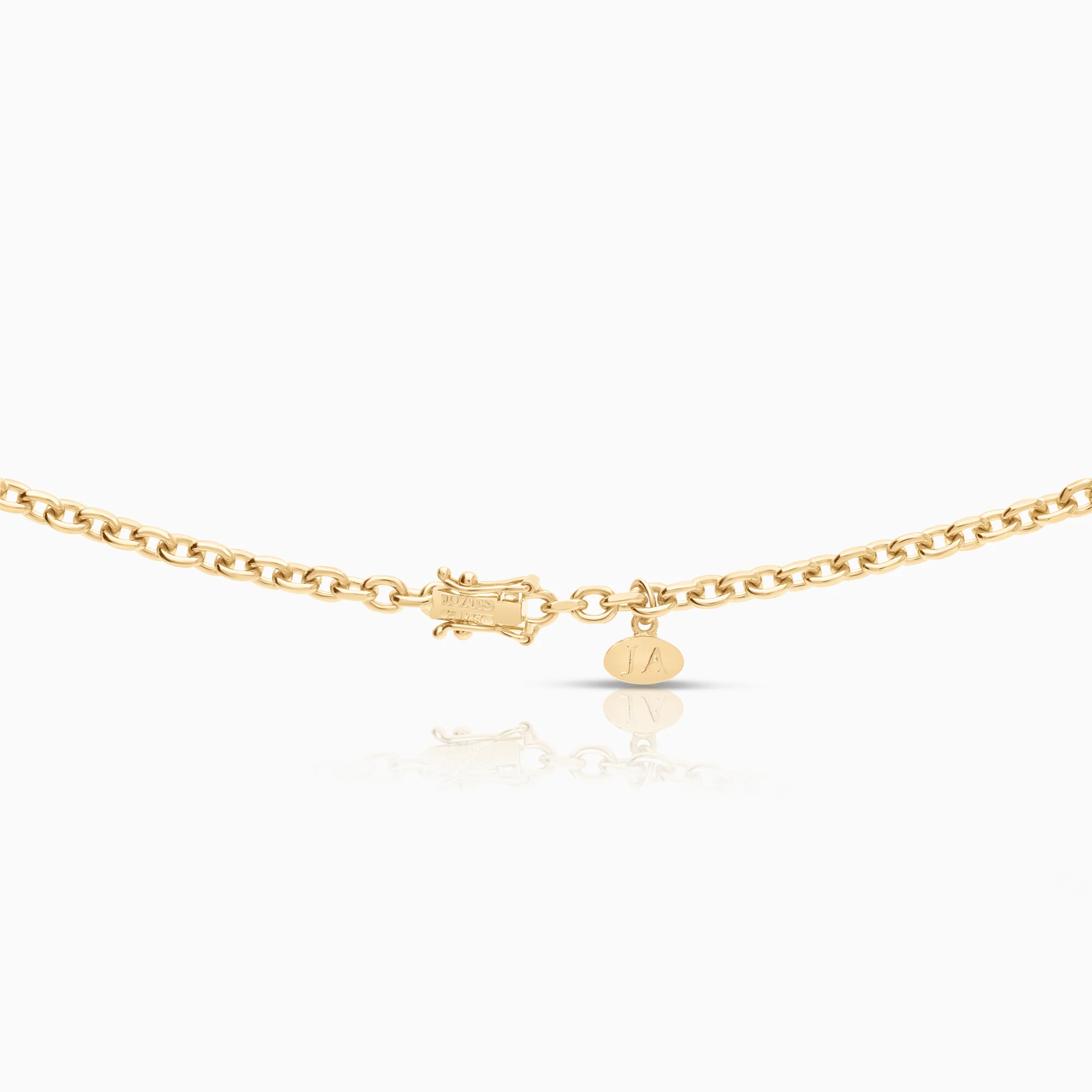 Cable necklace 27.51g 18K gold - Image 2