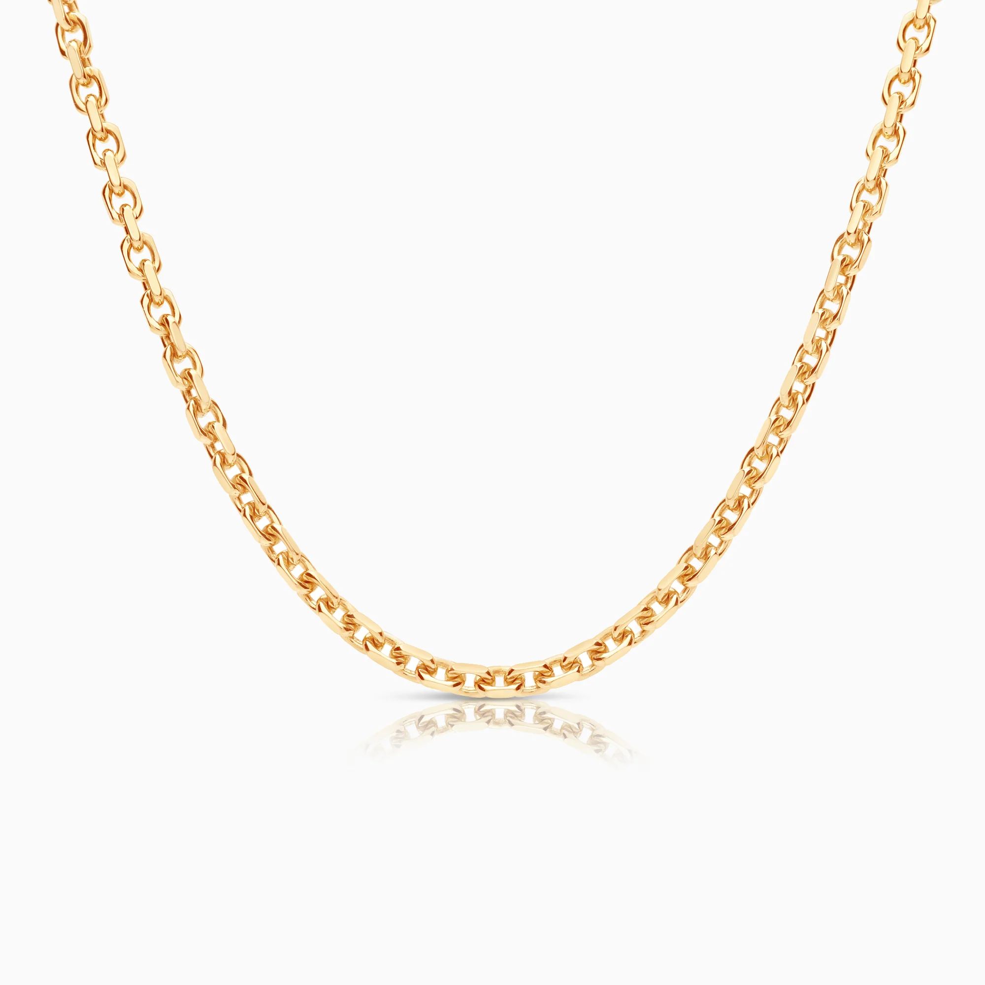Cable necklace 29.21g 18K gold