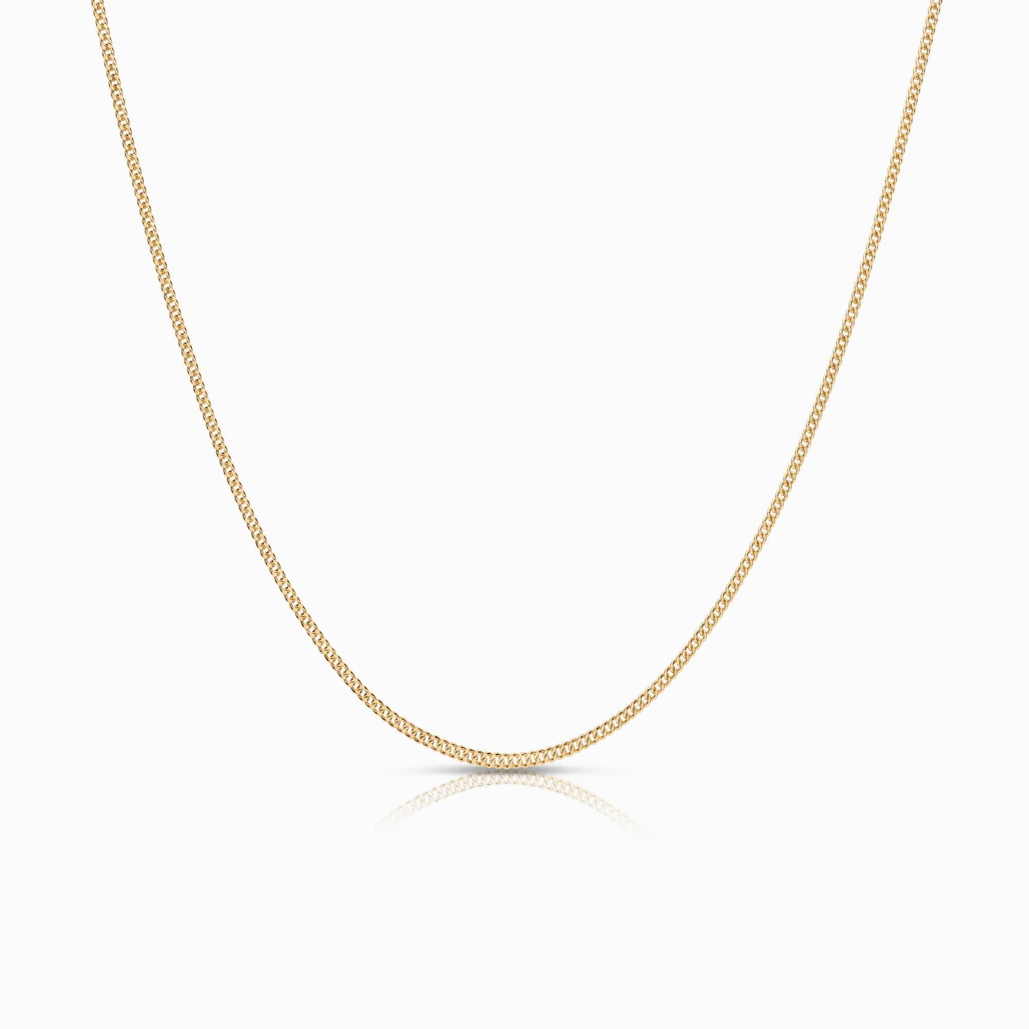 Cable necklace 4.42g 18K gold