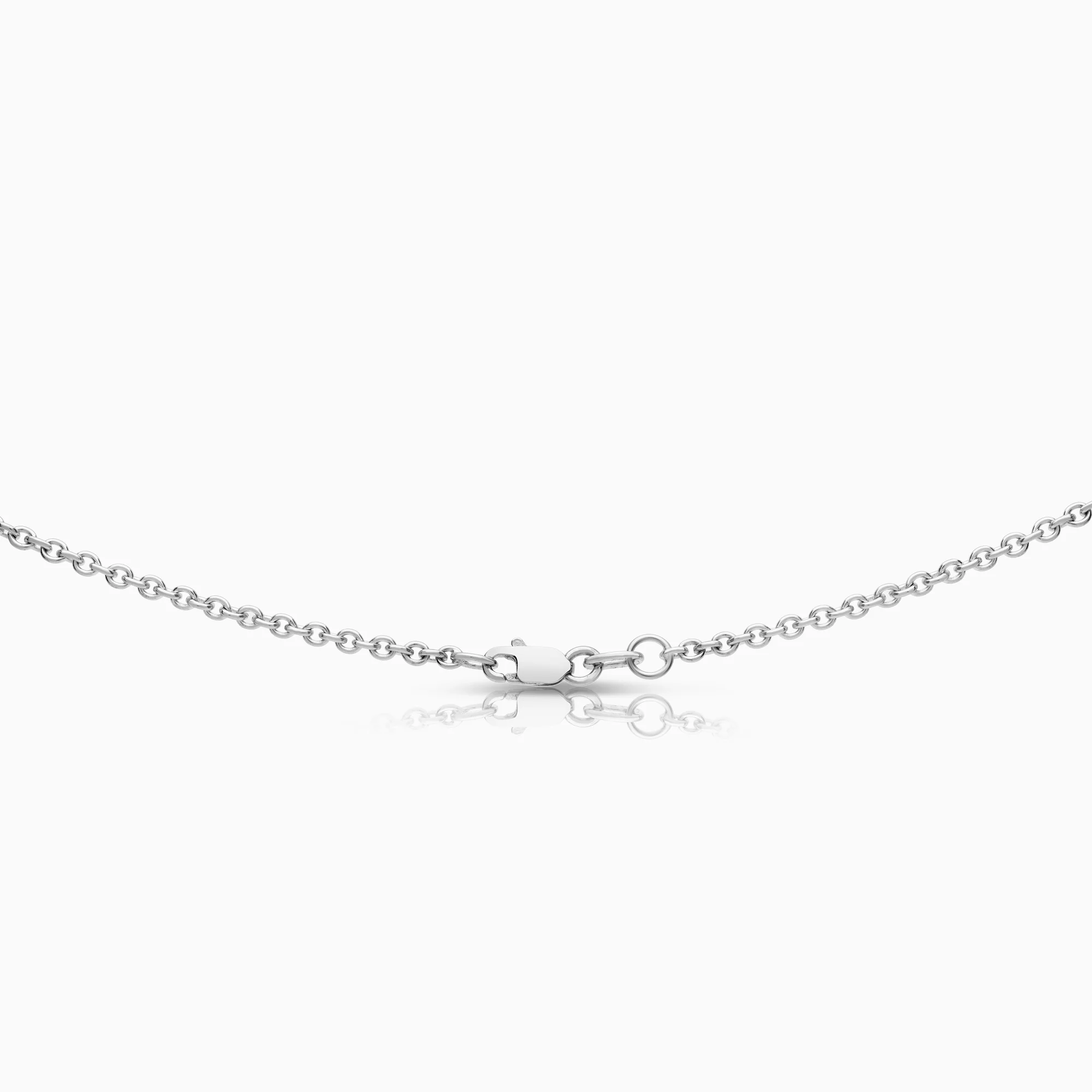 Cable necklace 5.40g 18K white gold - Image 2