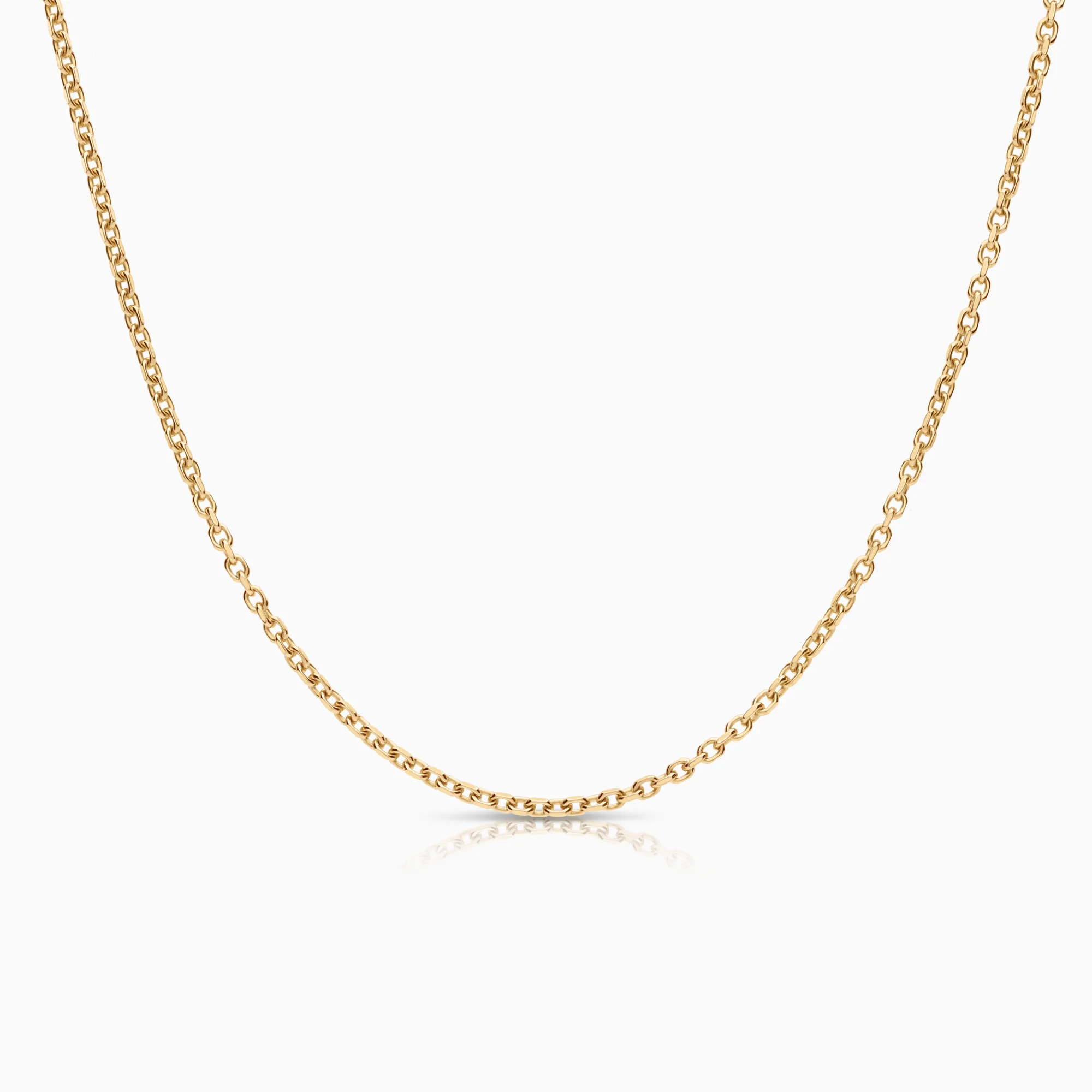 Cable necklace 8.18g 18K gold
