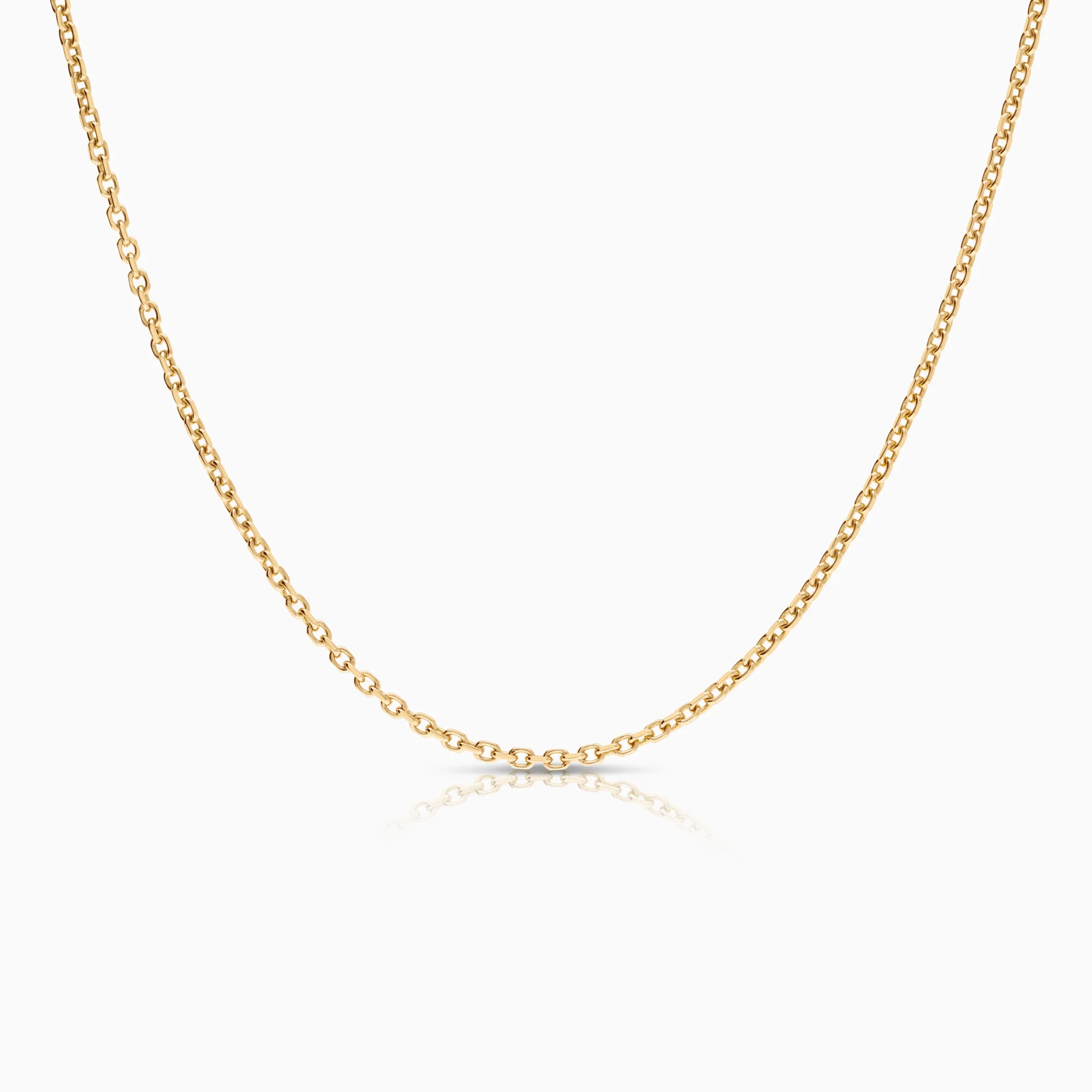 Cable necklace 8.25g 18K gold