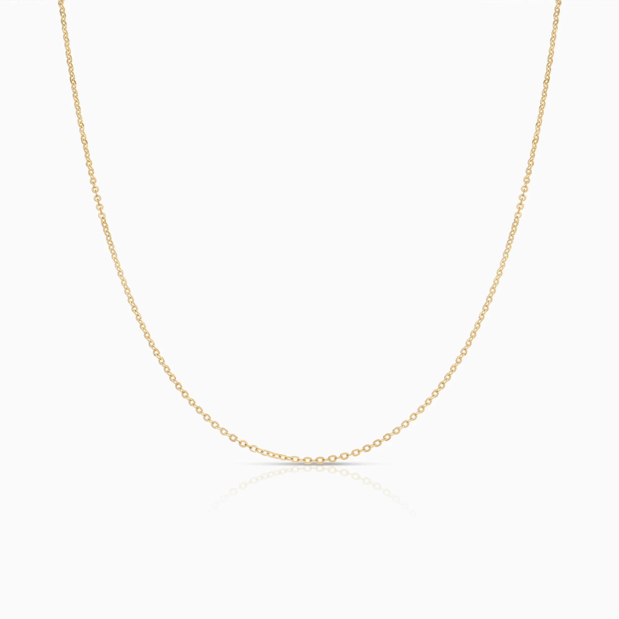 Cable chain 36cm 18K gold