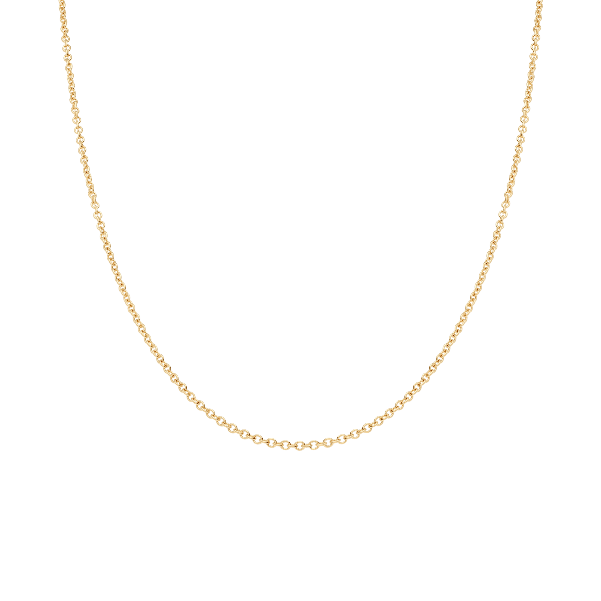Cable chain 39cm 18K gold - Image 2