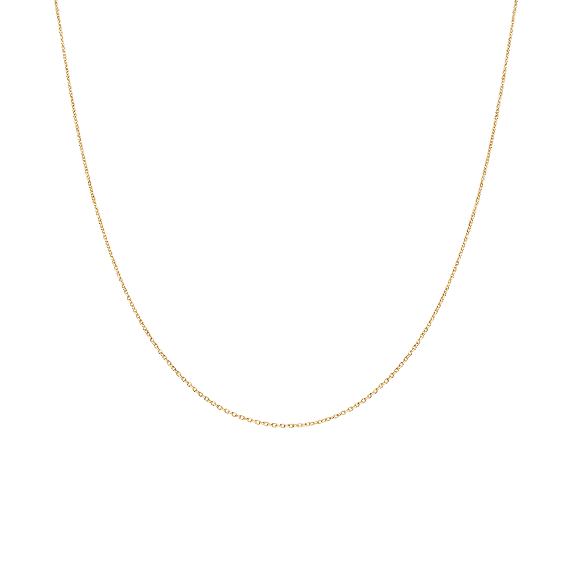 Cable chain 49.5cm 18K gold - Image 2
