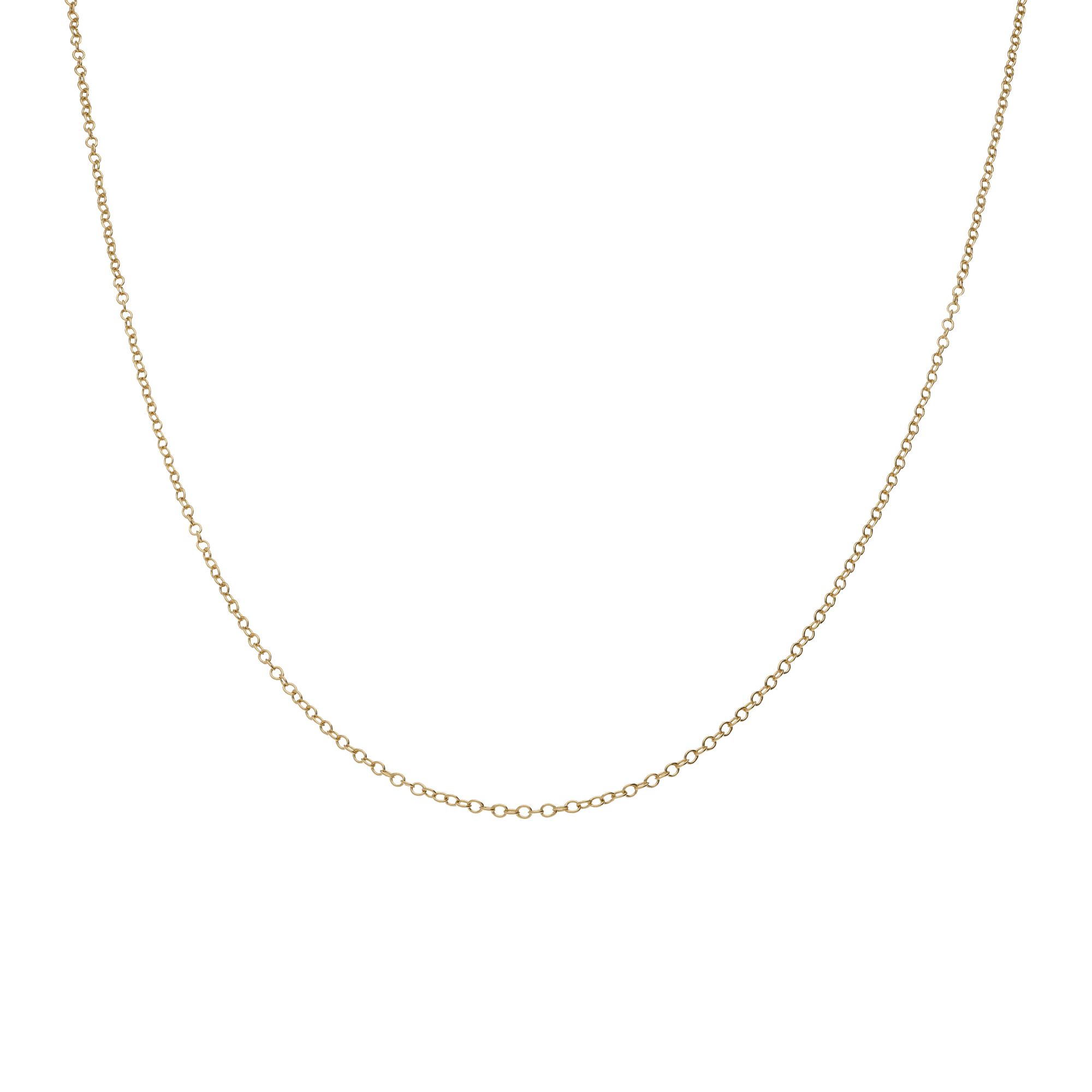 Cable chain 38.5cm 18K gold