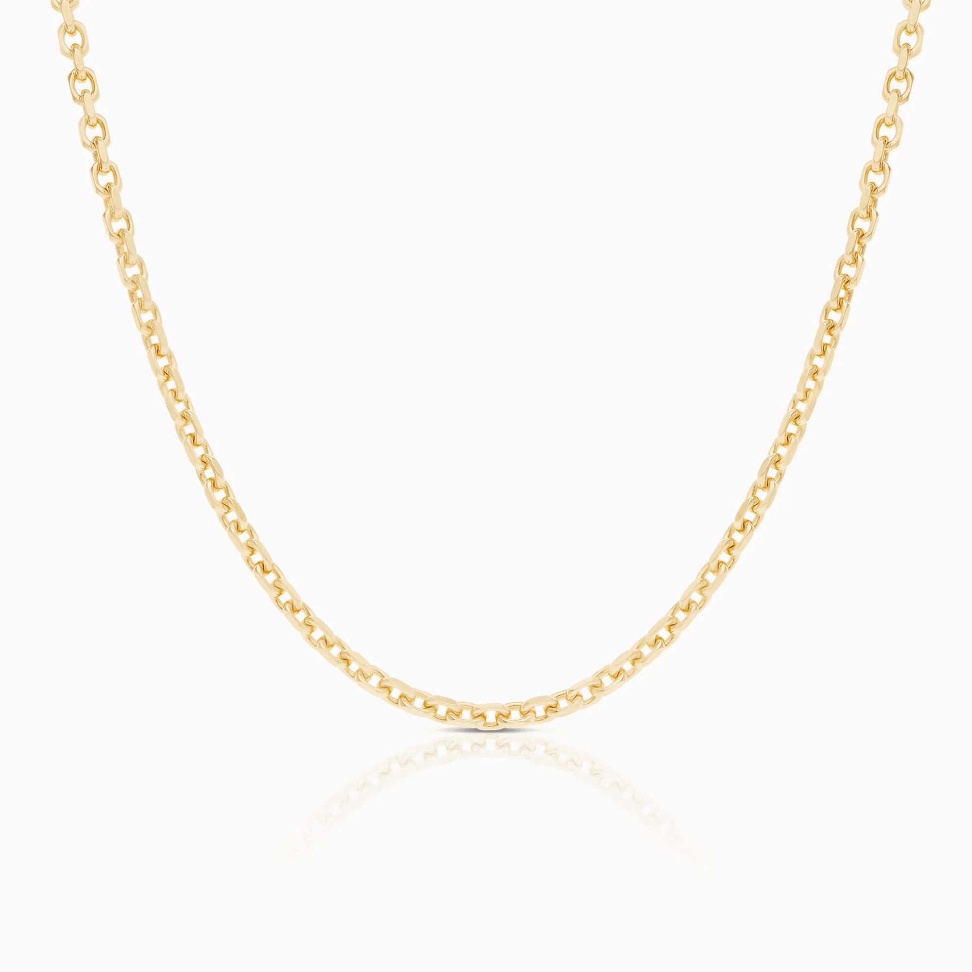 Cable chain 38.81g 18K gold