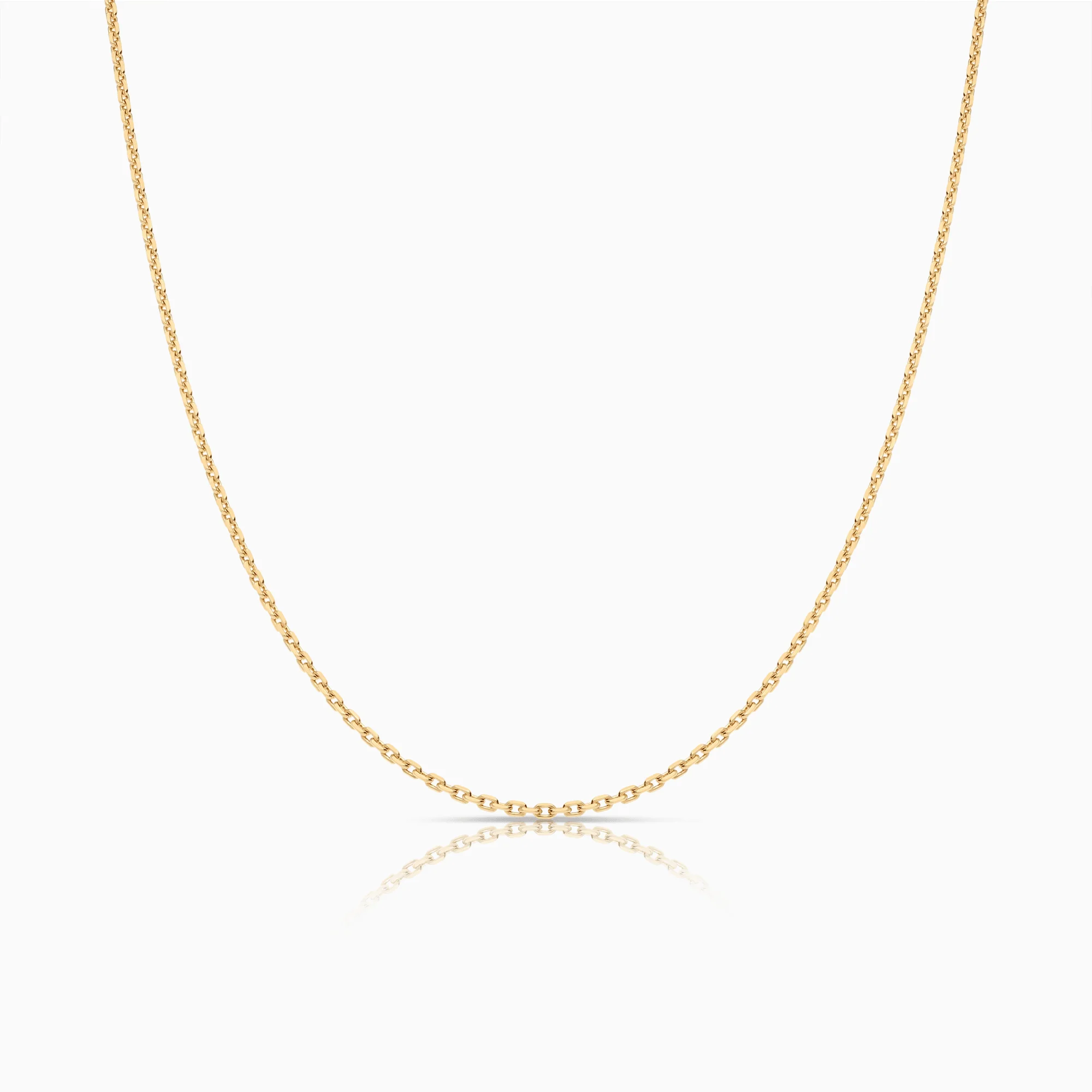 Cable chain 39.5cm 18K gold