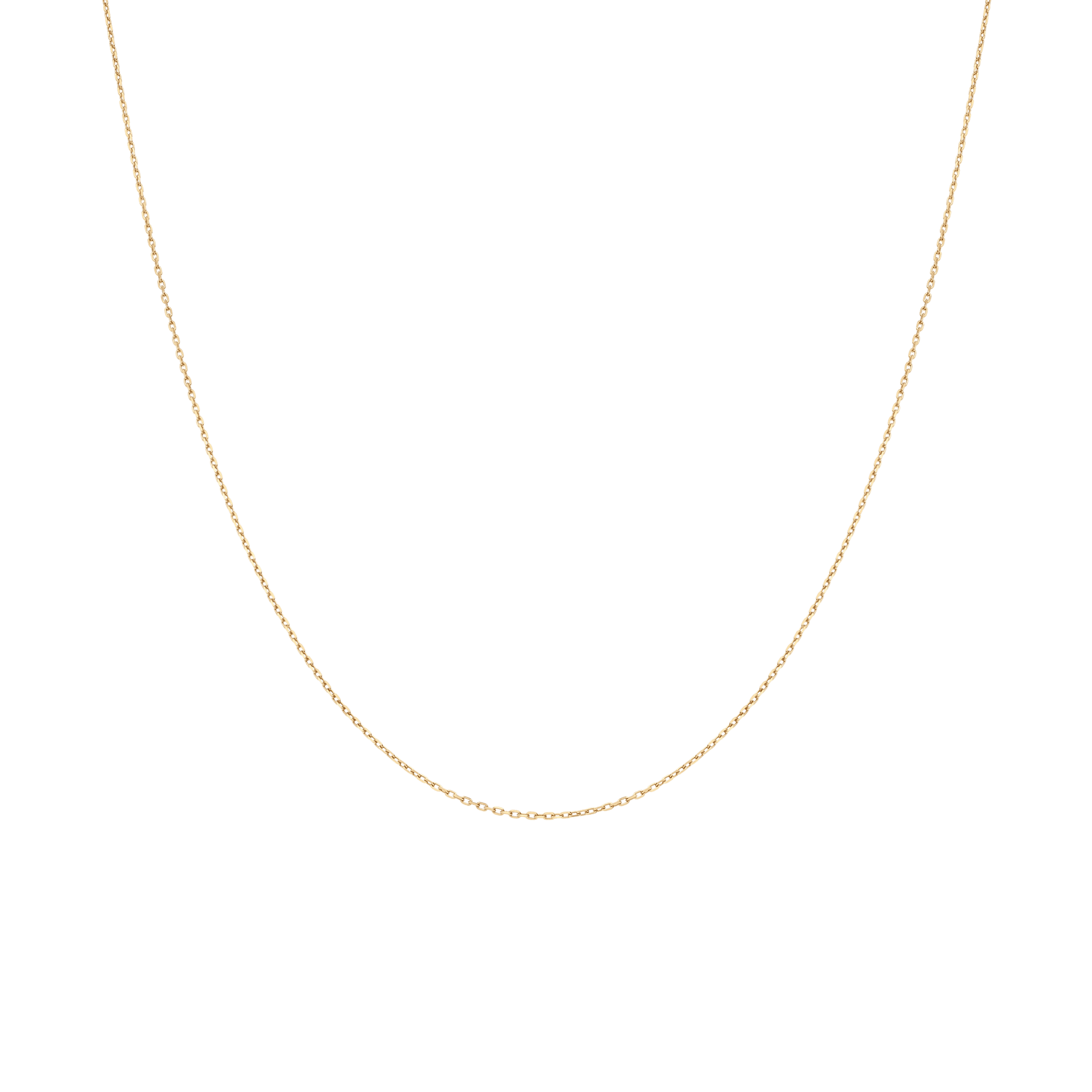 Cable chain 45cm 18K gold - Image 2