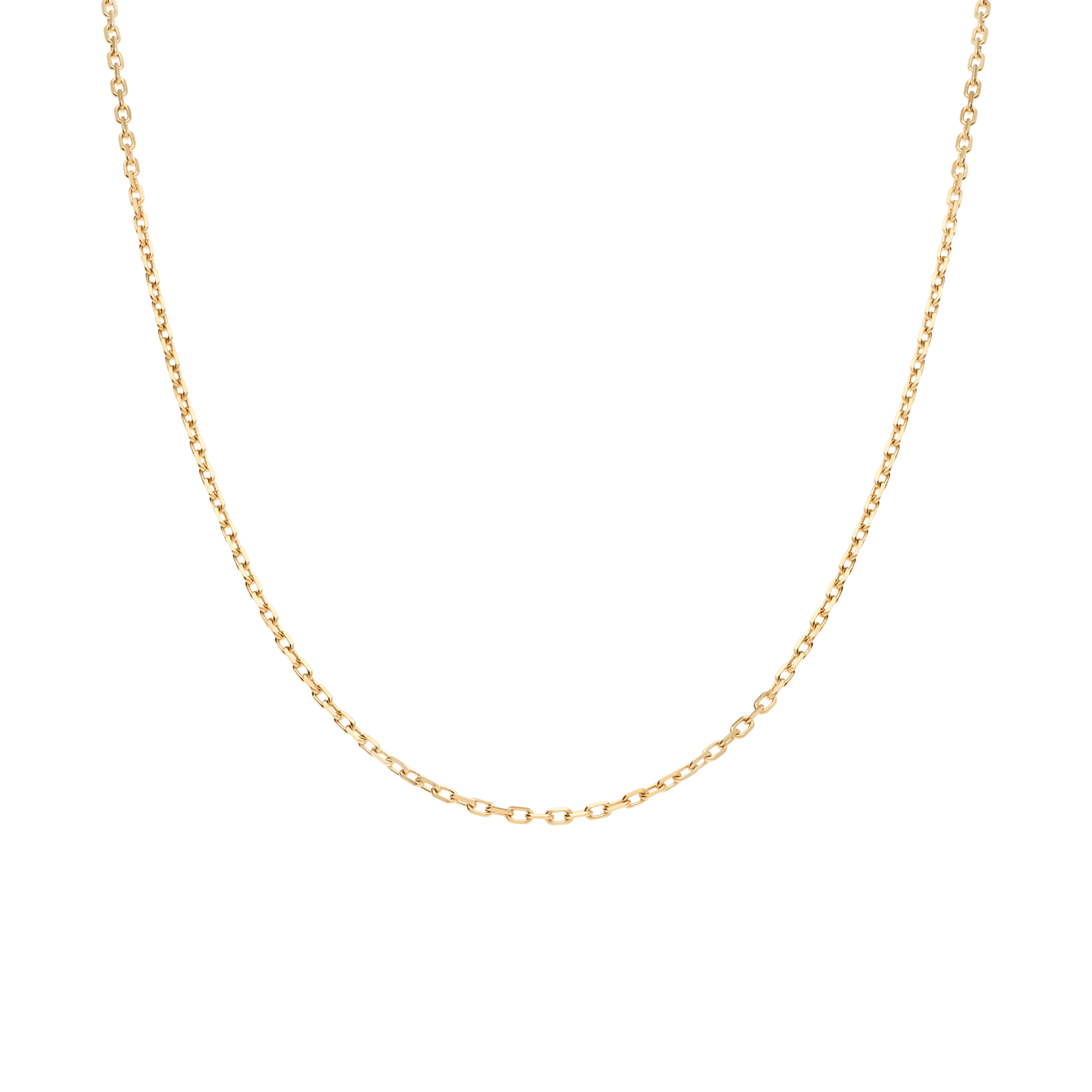 Cable chain 45cm 18K gold - Image 2