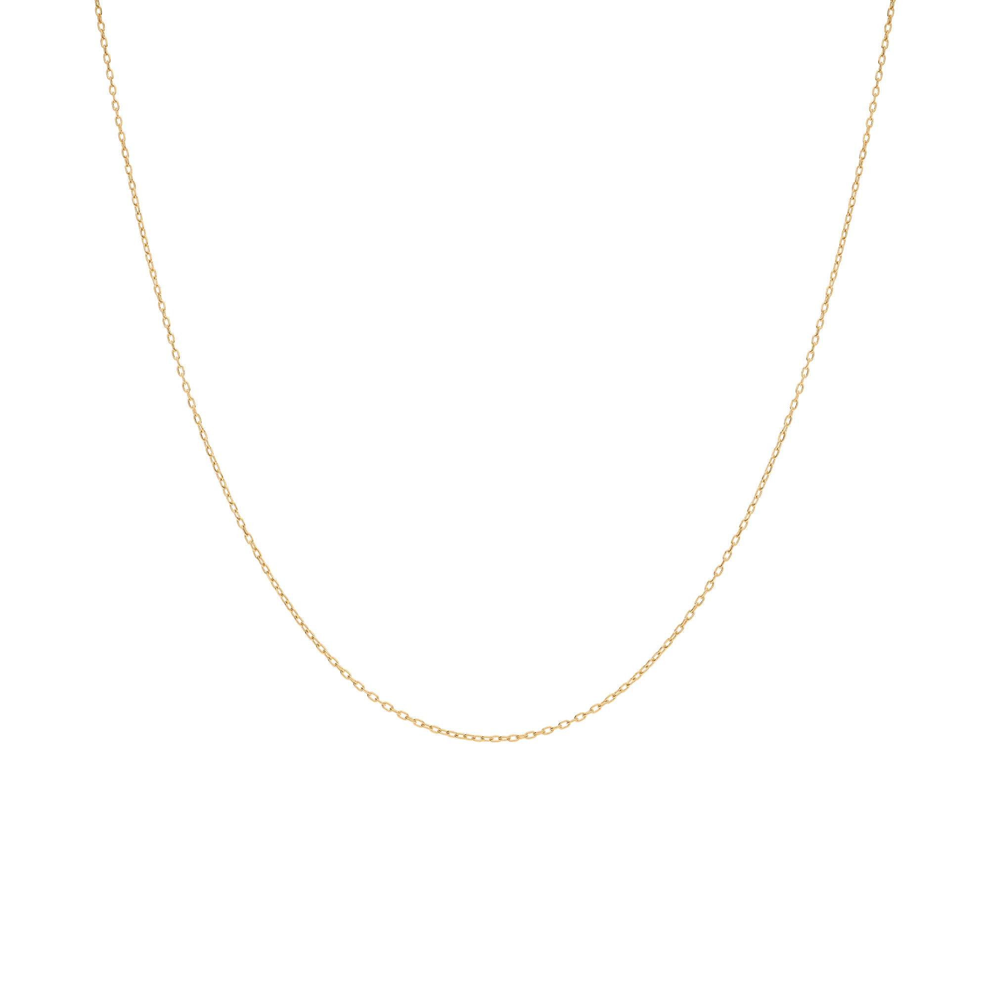 Cable chain 45cm 18K gold - Image 2