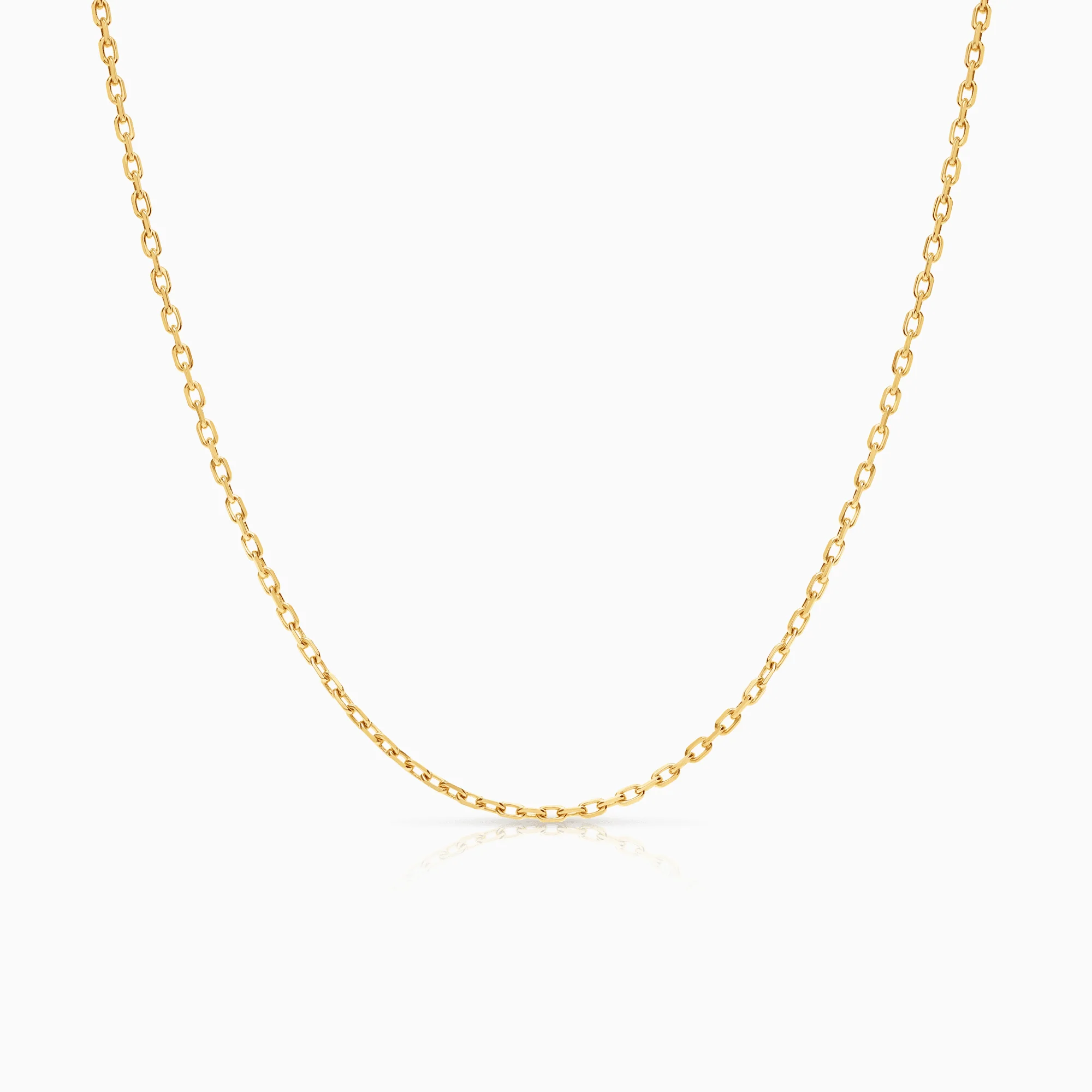 Cable link 60cm 18K gold