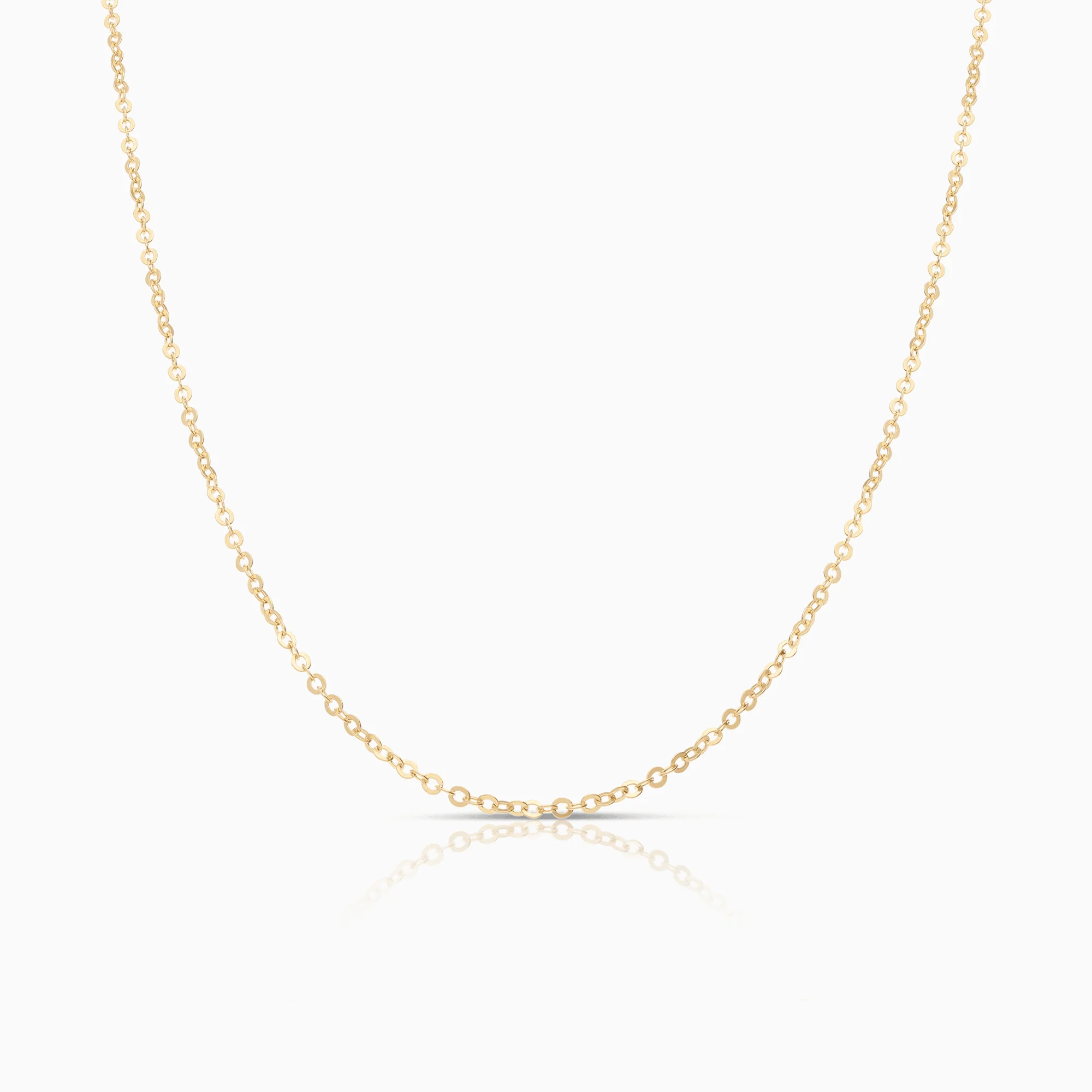 Cable chain 61.5cm 18K gold
