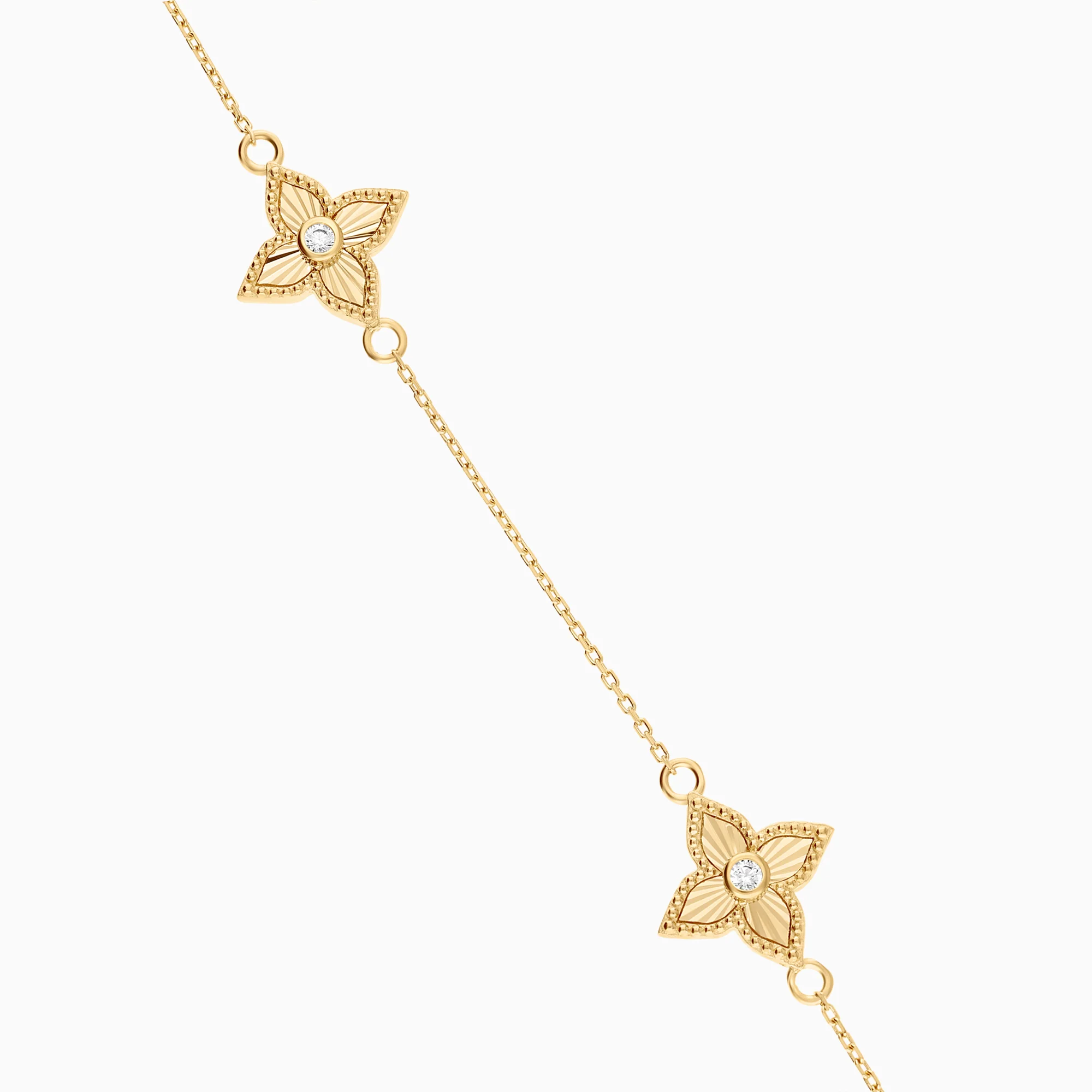 Bracelet cubic zirconia 5.45g 18K gold
