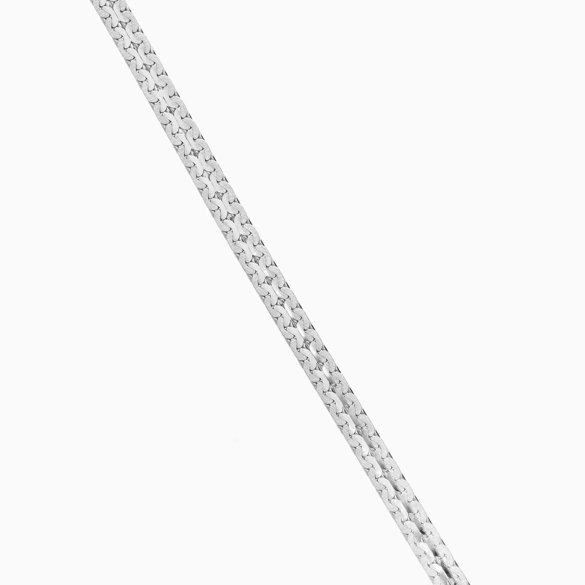 Fantasy bracelet 6.28g 14K white gold