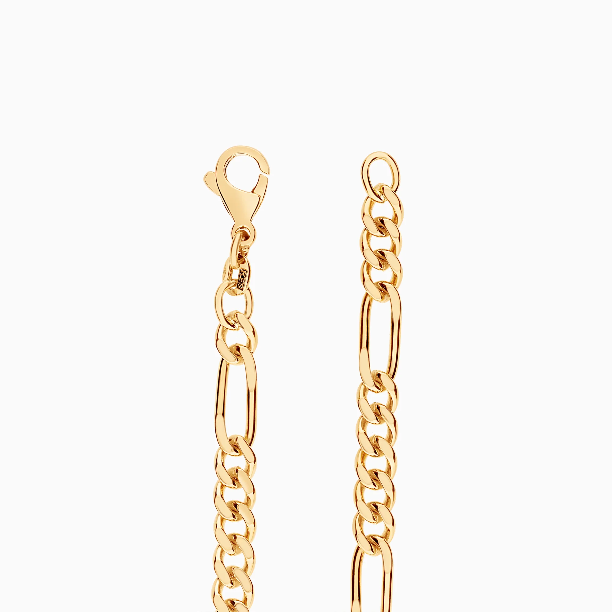 Figaro bracelet 10.08g 18K gold - Image 2