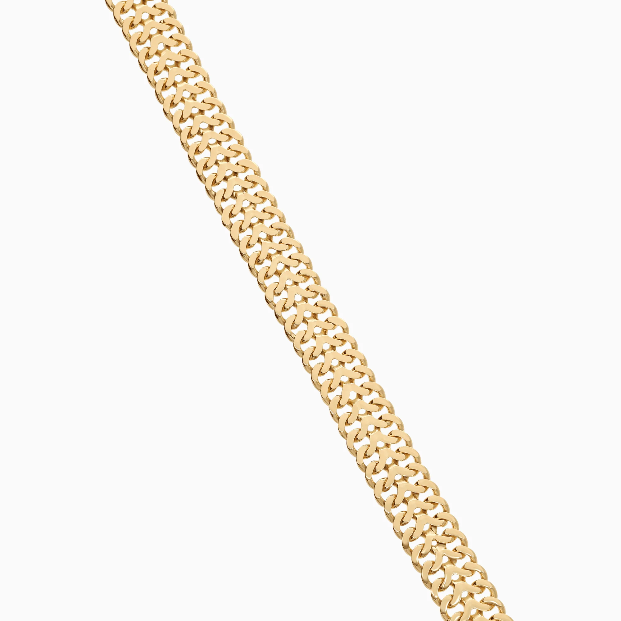 Fishbone bracelet 16.82g 18K gold
