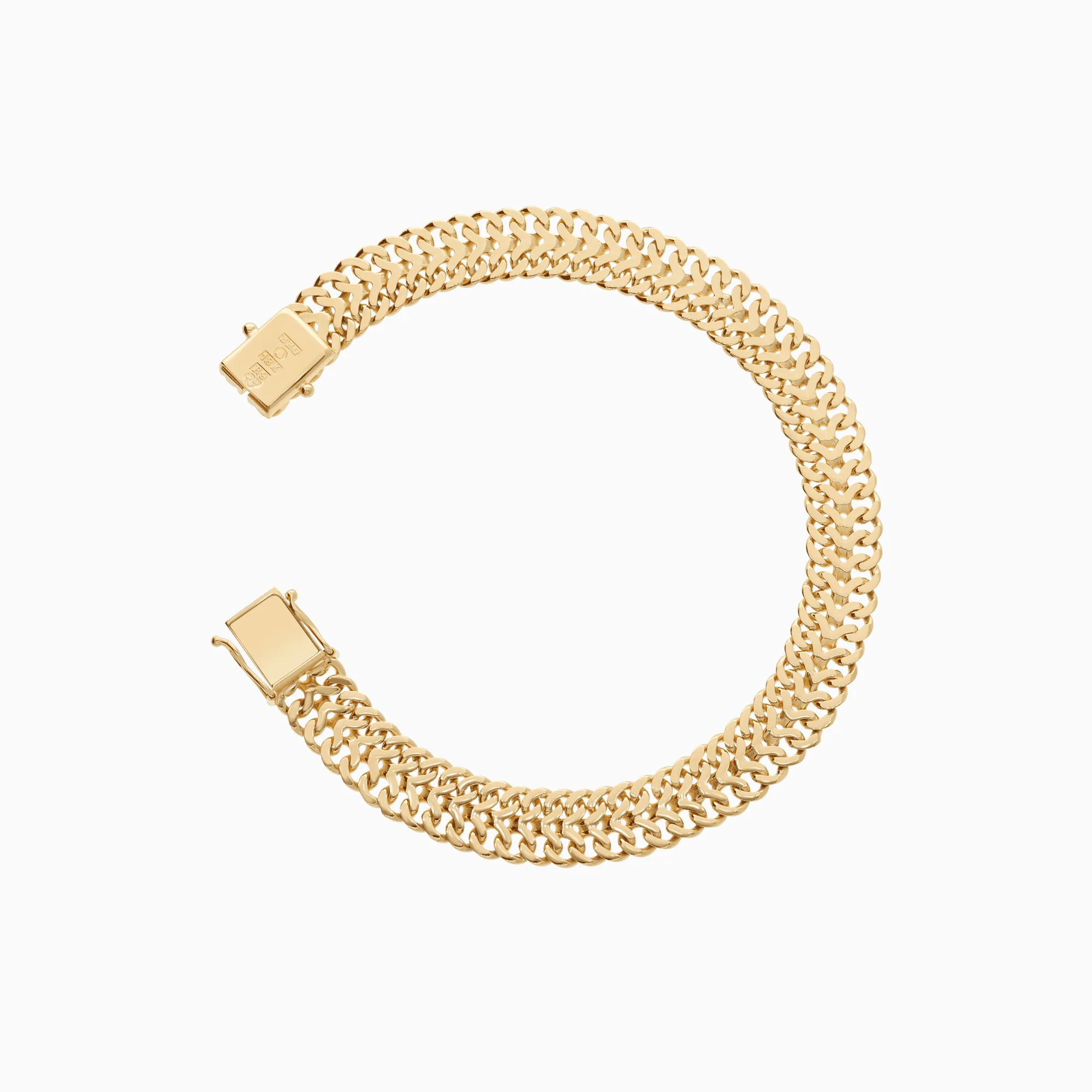Fishbone bracelet 16.82g 18K gold - Image 2