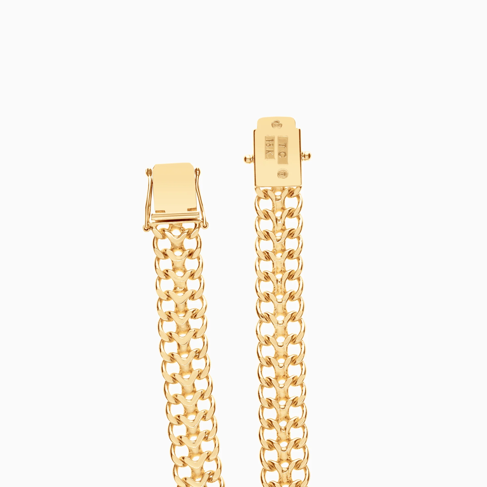Fishbone bracelet 21.30g 18K - Image 2