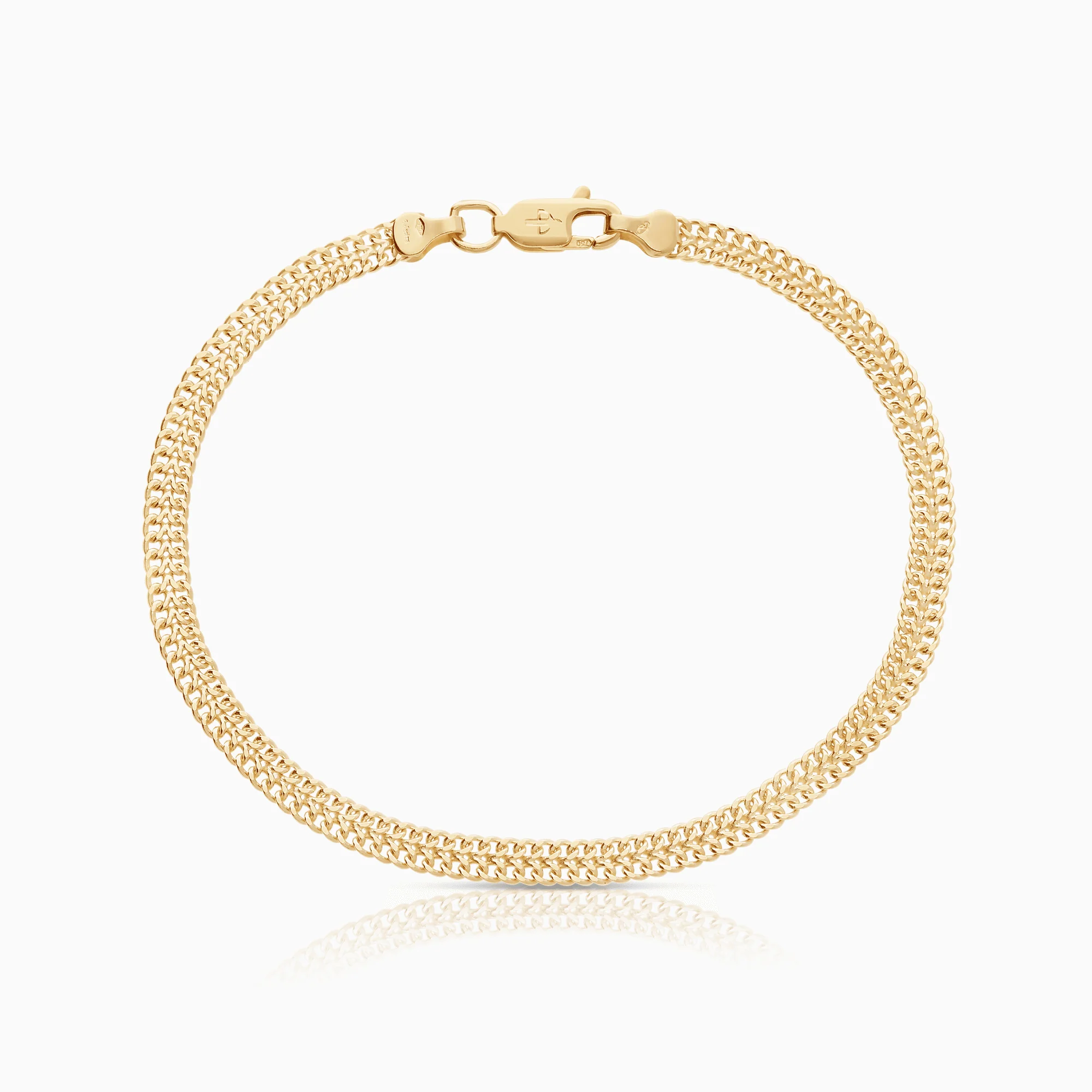 Fishbone bracelet 4.30g 18K gold