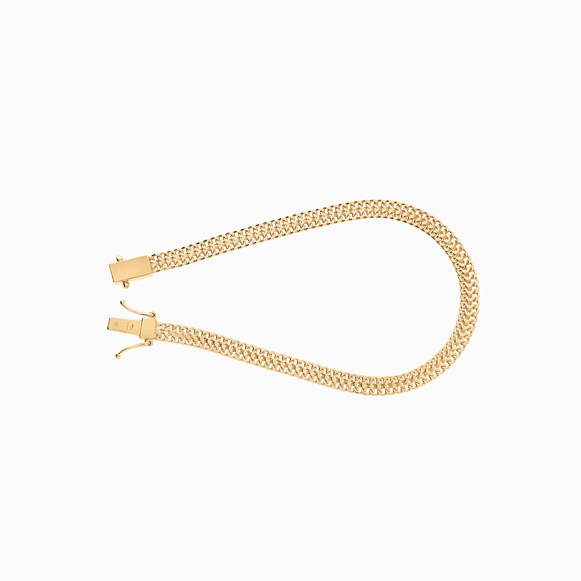 Herringbone bracelet 7.86g 18K gold - Image 2