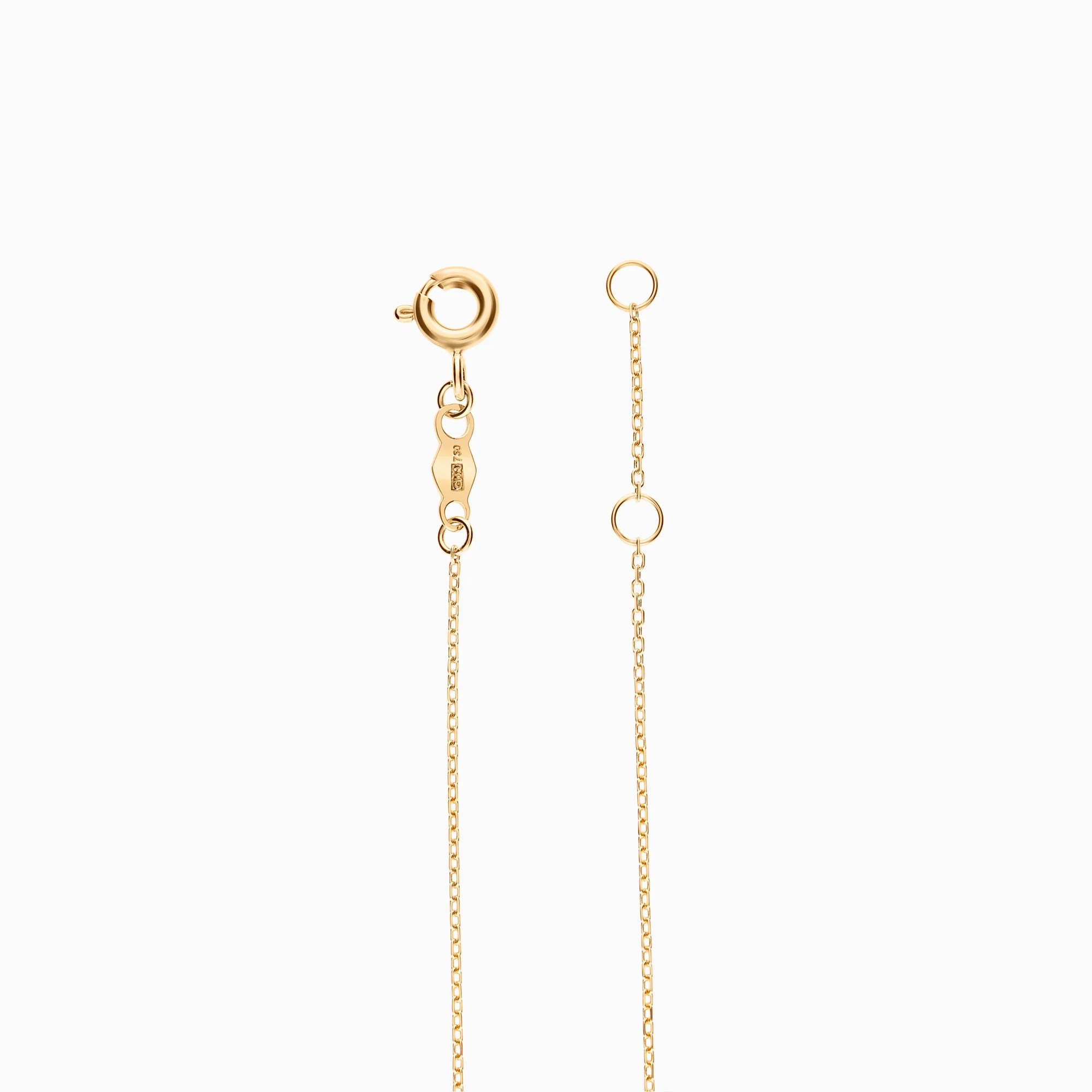 Four-leaf clover bracelet with cubic zirconia 0.77g 18K gold - Image 2