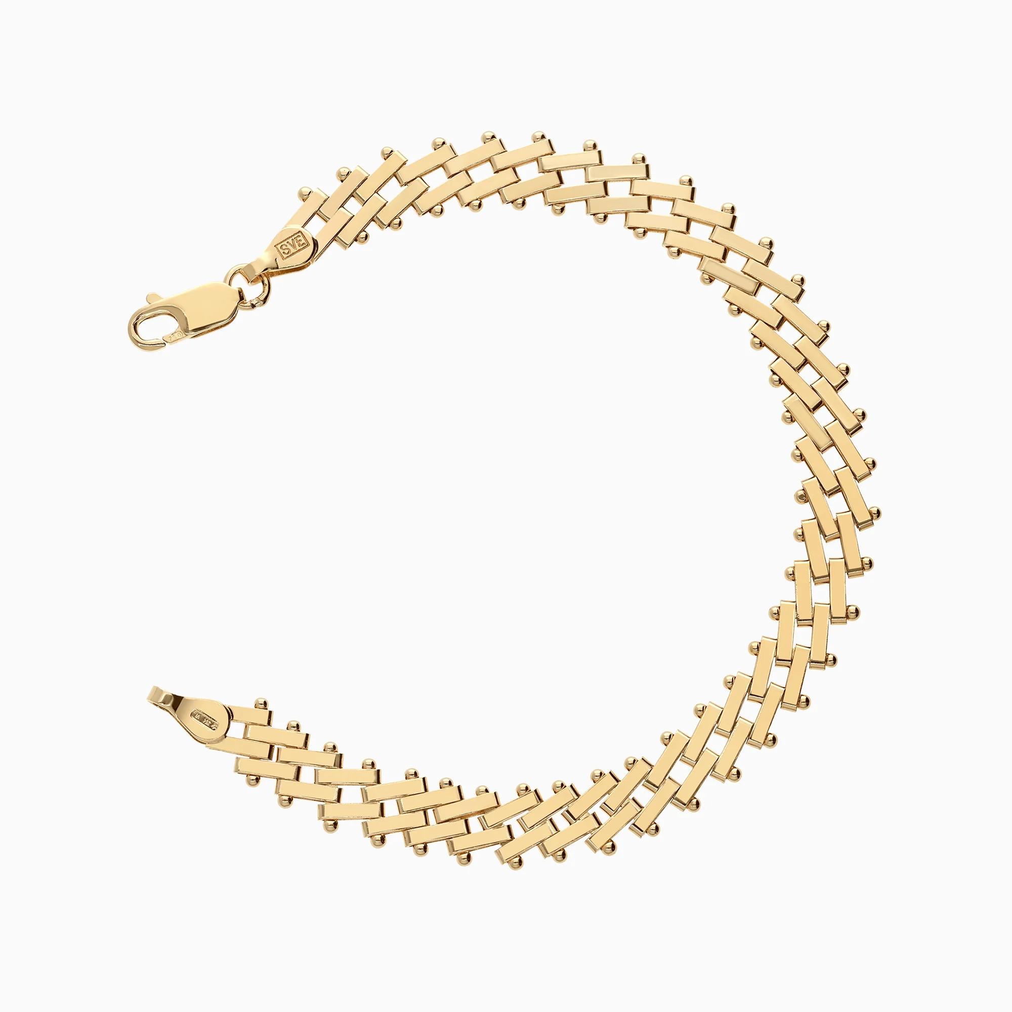 Corridor rug bracelet 9.32g 18K gold - Image 2