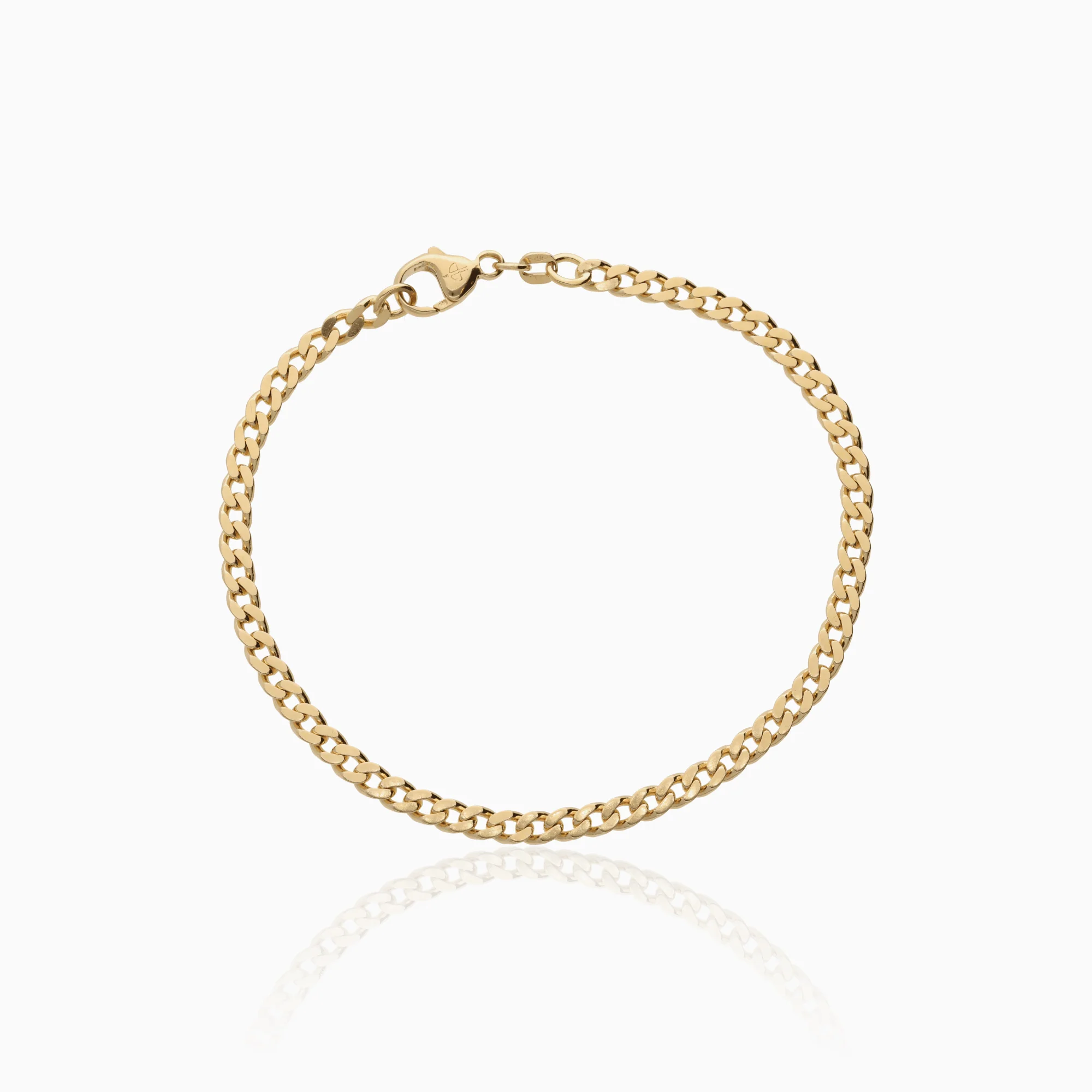 Curb bracelet 10.3g 18K gold