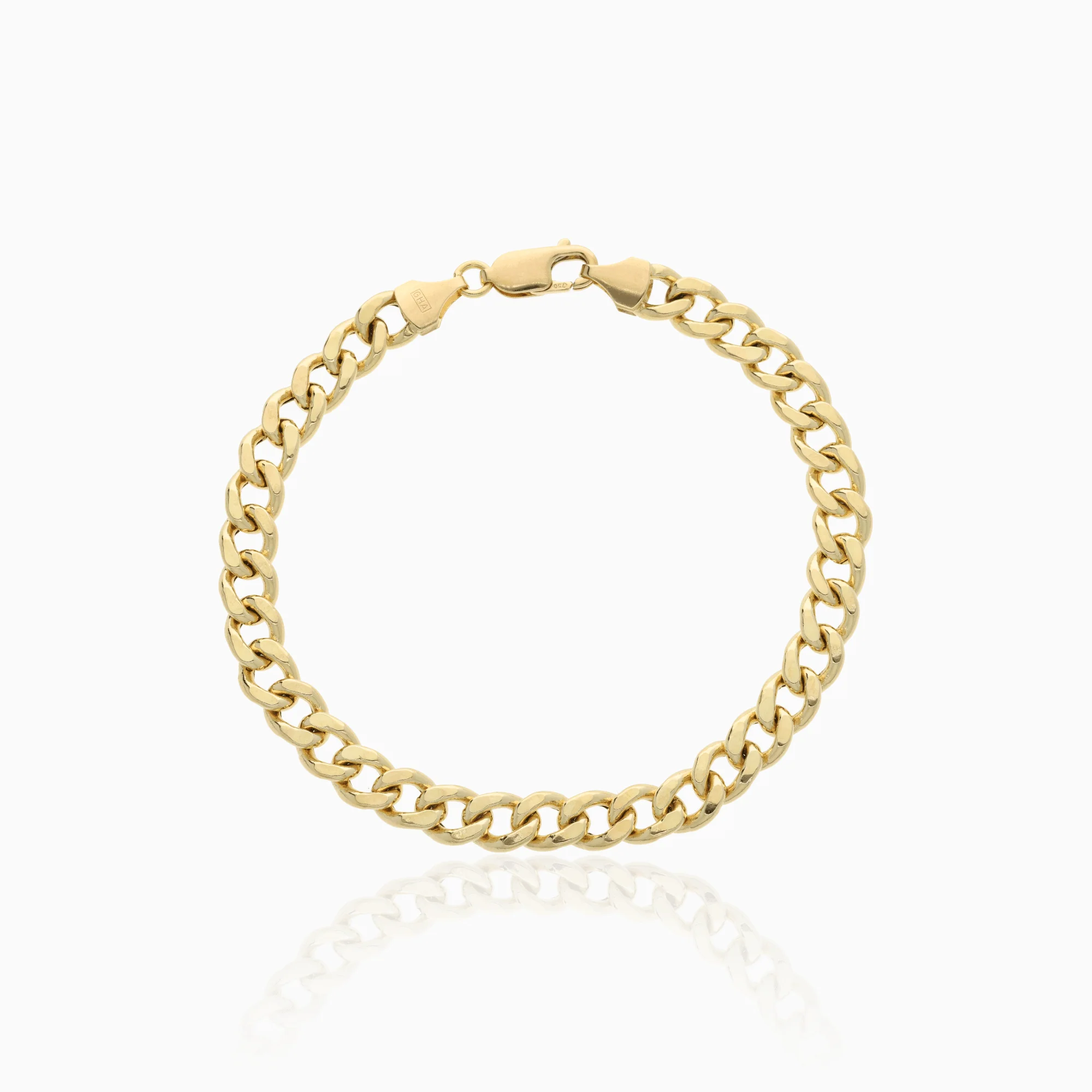 Curb Bracelet 11.20g 18K Gold